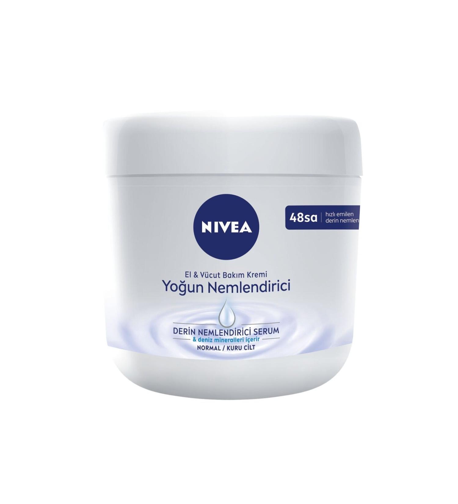 NIVEA Intensive Moisturizing Hand & Body Care Cream Normal / Dry Skin 48 Hour Moisturizing 400ml