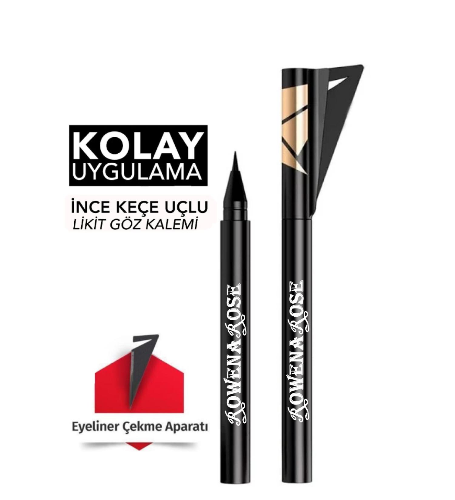 ROWENAROSE Pencil Eyeliner Eyeliner Drawing Tool Gift Black Packaging