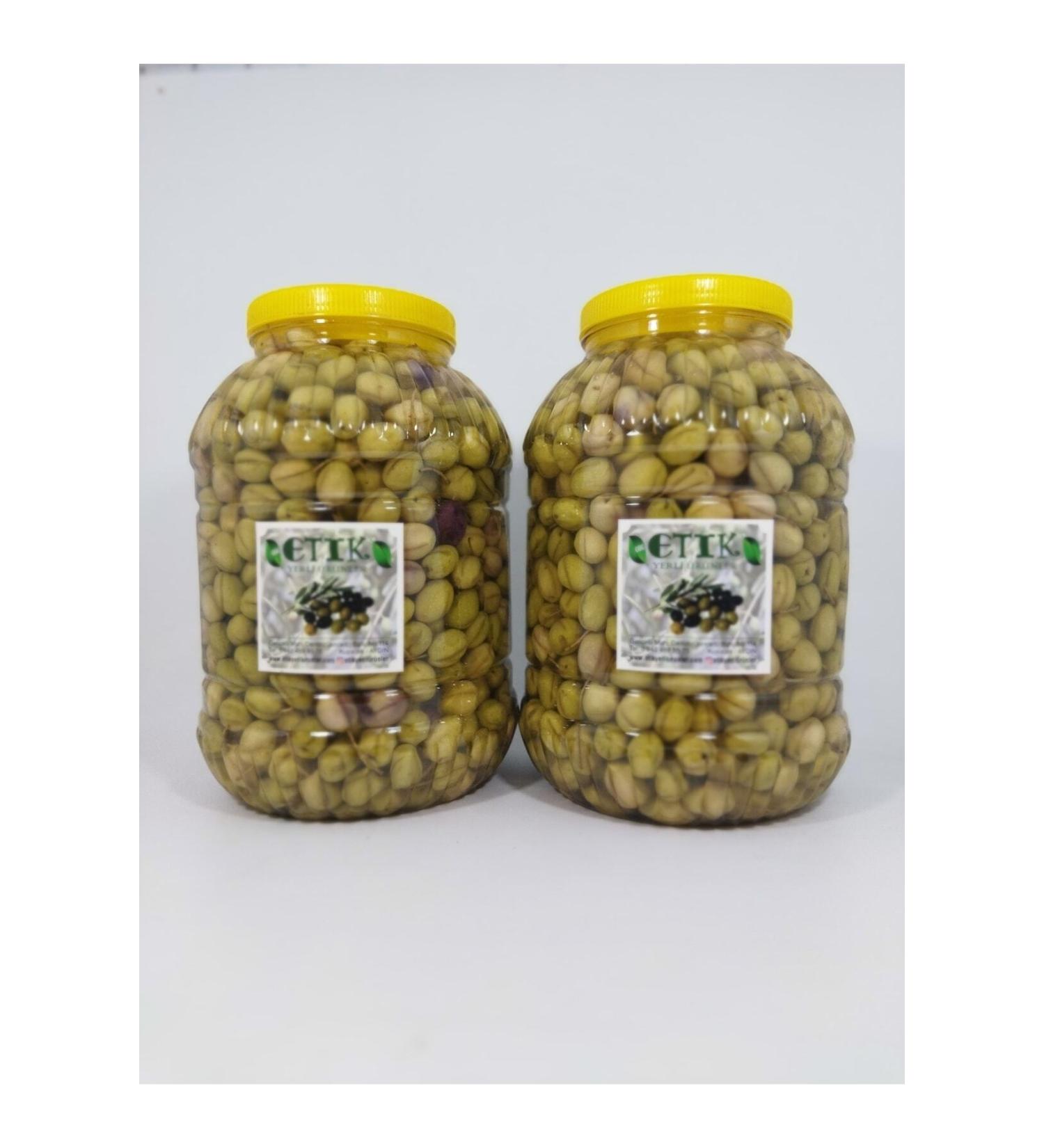 ethical local products Mudanya Type Green Sliced Sweet Olives 2 Pack 5 Kg 5 Kg