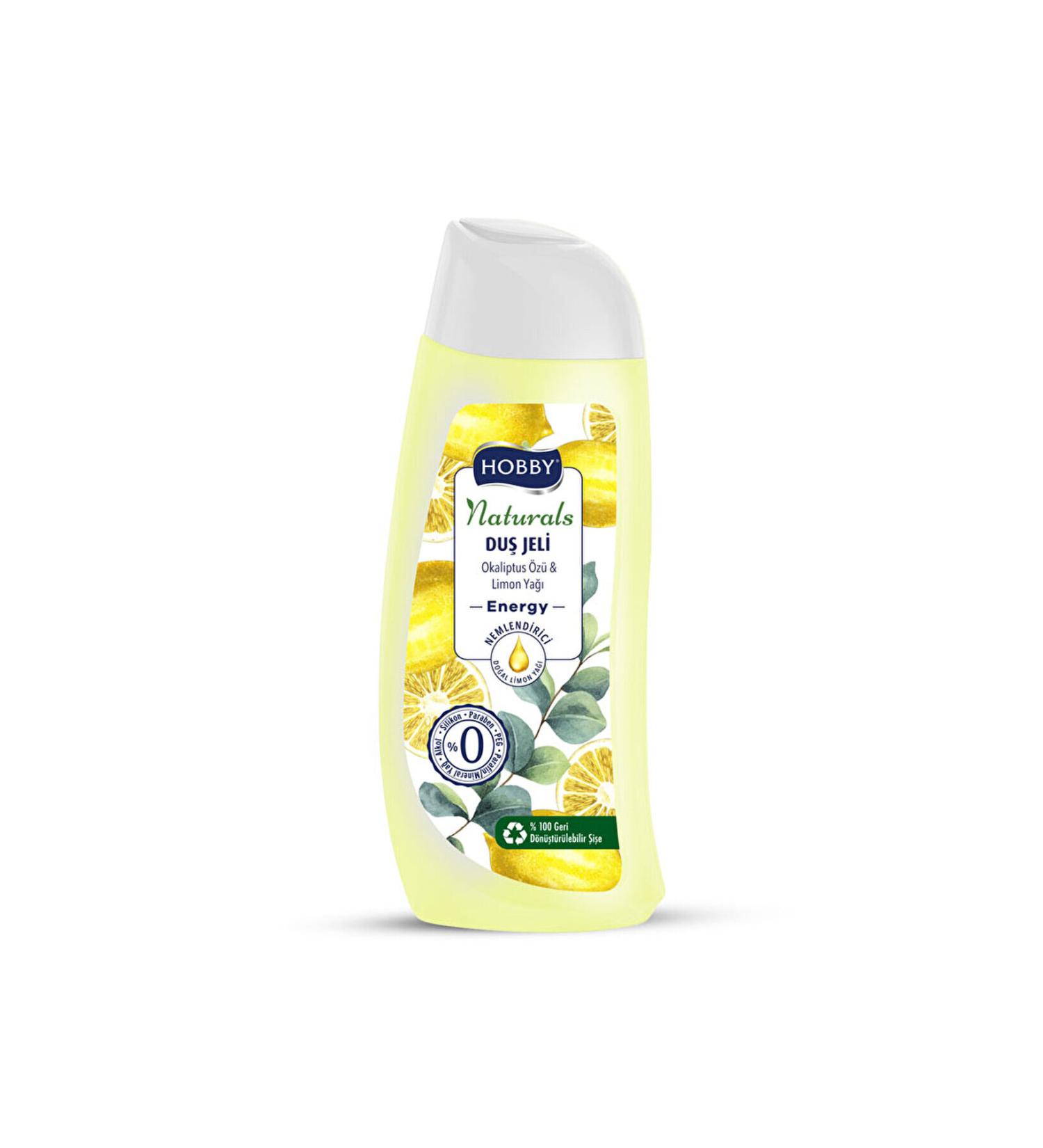 Hobby Naturals Energy Eucalyptus & Lemon Oil Shower Gel 500 ml