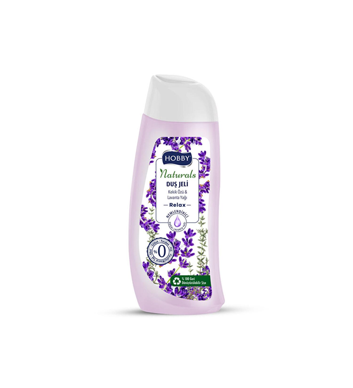 Hobby Naturals Relax Thyme Extract & Lavender Oil Shower Gel 500 ml
