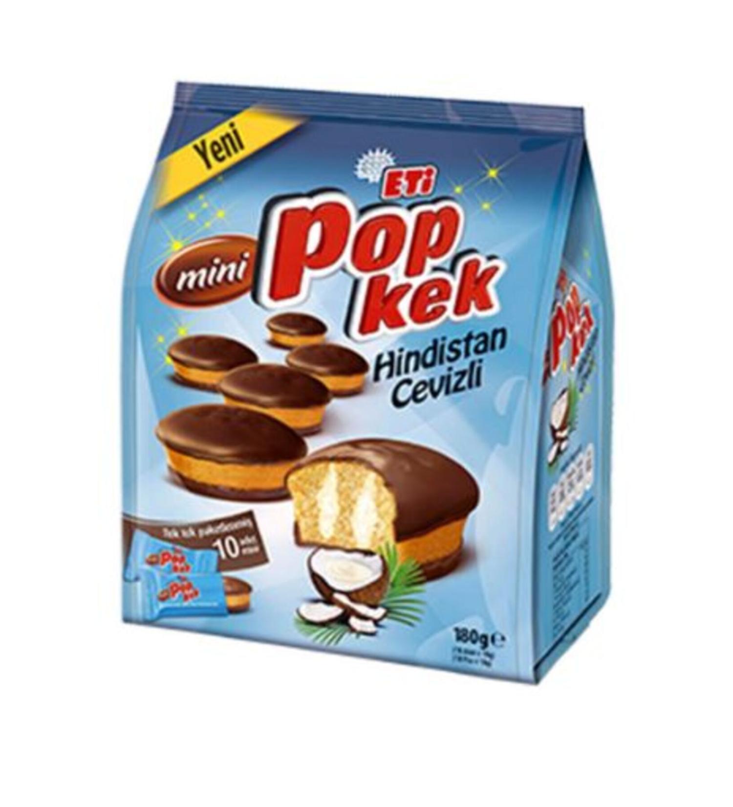 Eti Popkek Mini H. Walnut 180 Gr. (6 PIECES)
