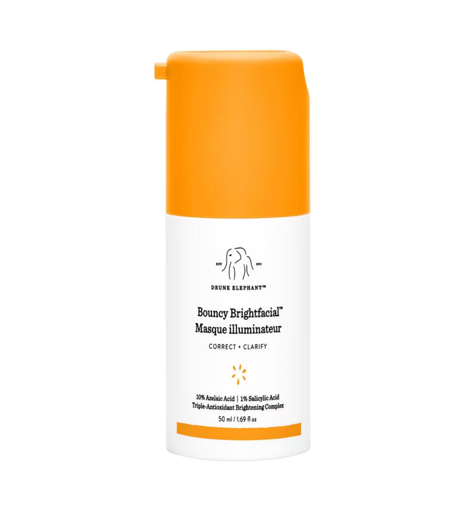 Drunk Elephant Bouncy Brightfacial - Purifying & Brightening Face Mask 50ml