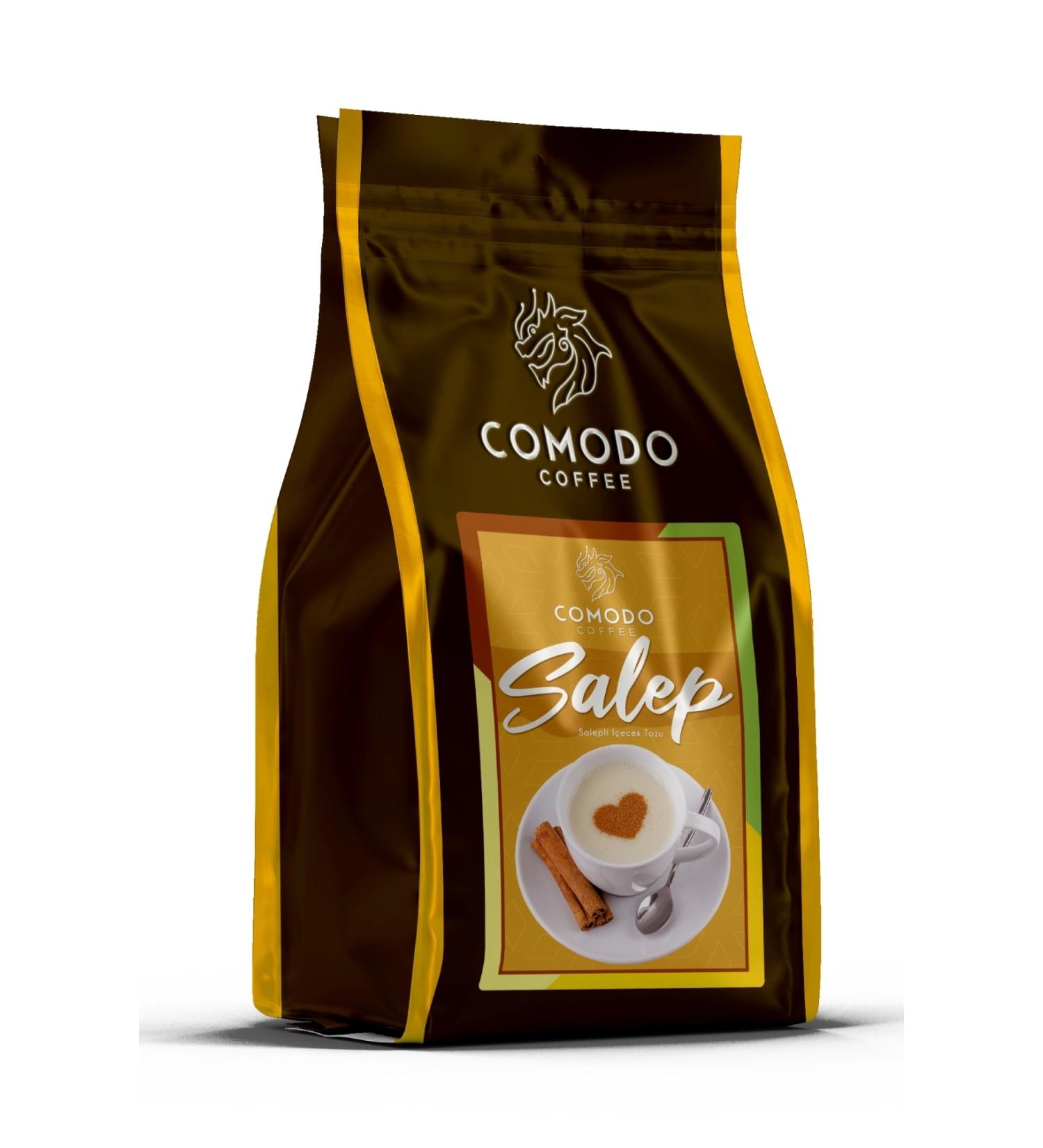 Comodo Coffee Milky Natural Salep Drink Powder 500 G