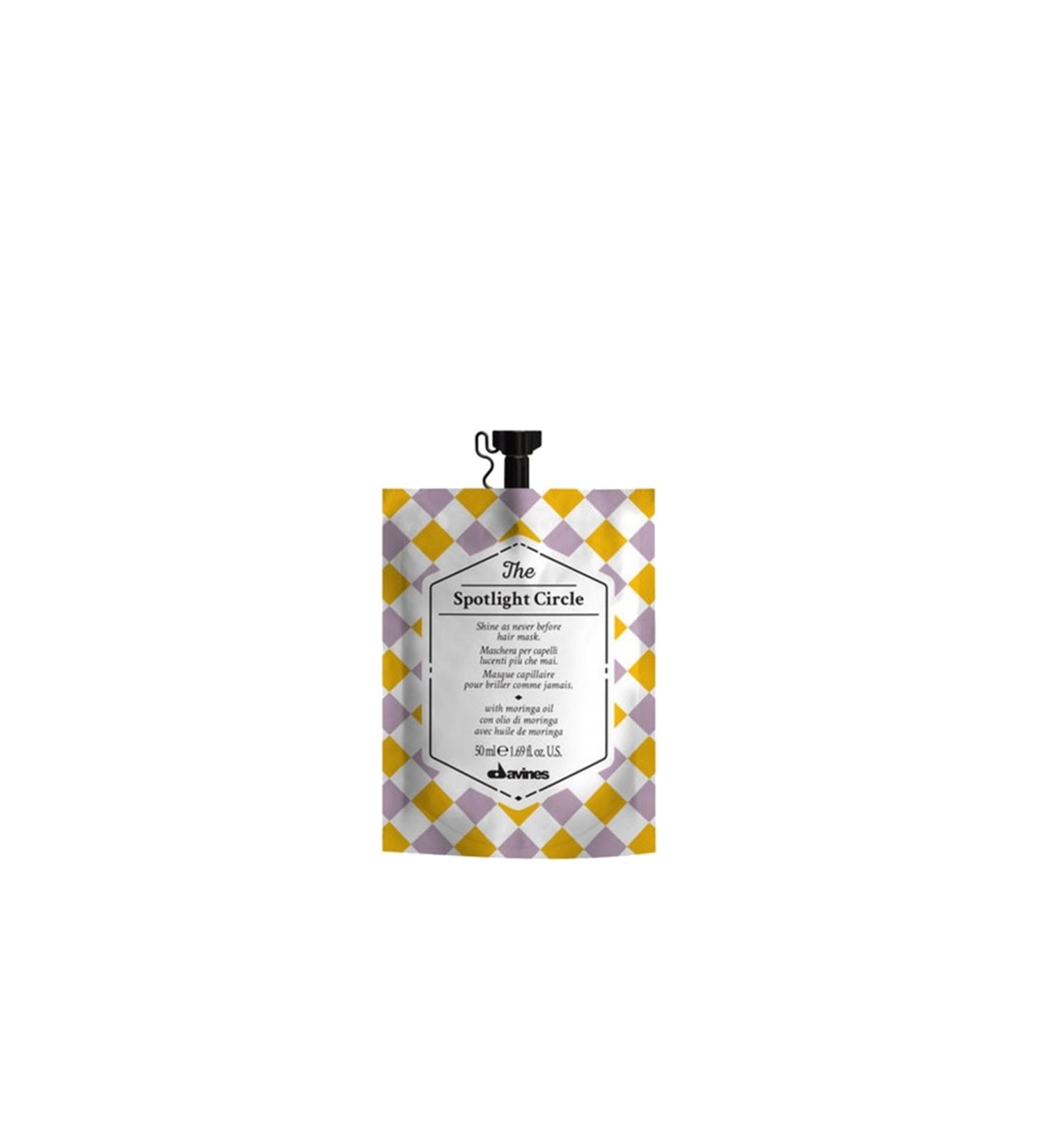 Davines The Spotlight Circle Shine Care Mask for Dull Hair (50 ml)