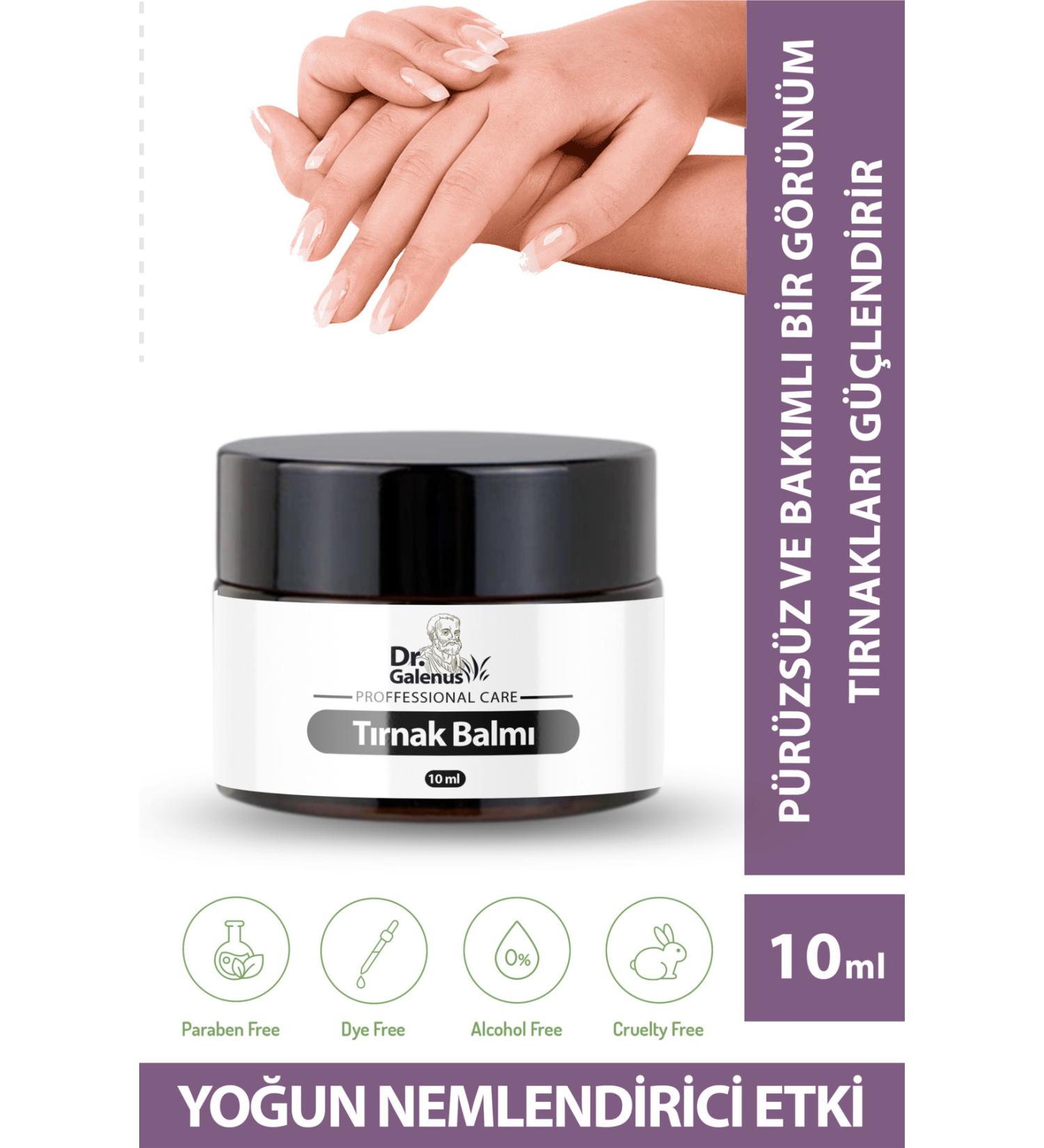Dr. Galenus Nail Care Balm (Shea Butter Coconut Oil Olive Oil Vitamin E) 10 ml - Buy Online on GoSupps.com