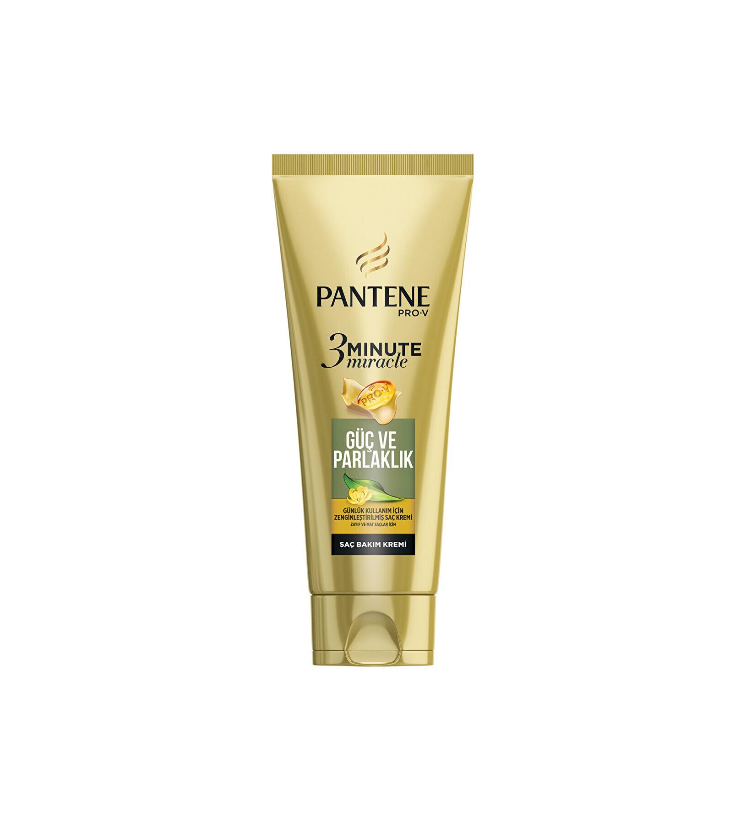 Pantene 3 Minute Miracle Natural Synthesis Strength and Shine Hair Care Cream 200 ml