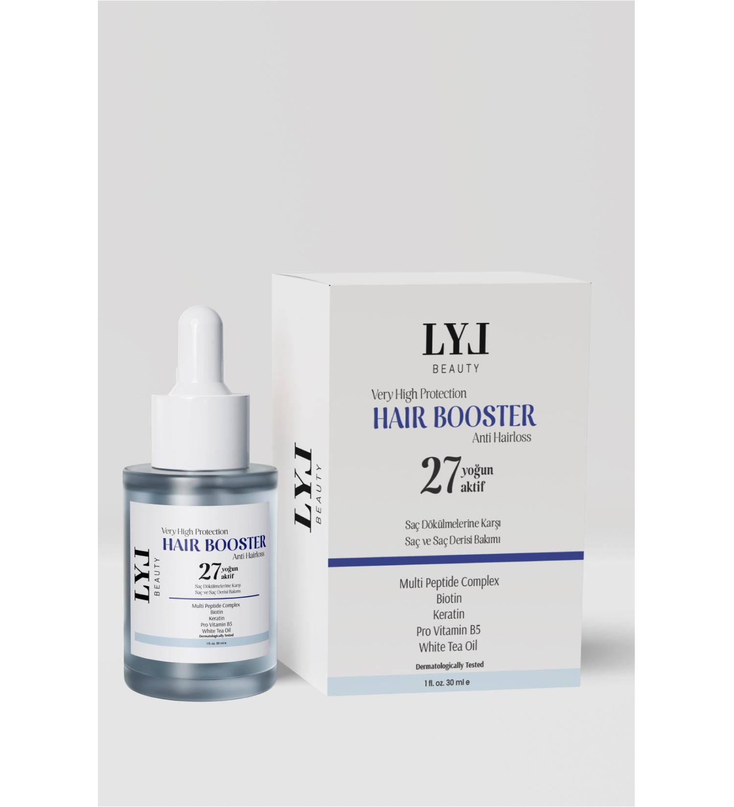 LYL BEAUTY HAIR BOOSTER 27 Active Intensive Anti-Hair Loss Fast Growing Strengthening Hair Serum 30 ml - Buy Online on GoSupps.com