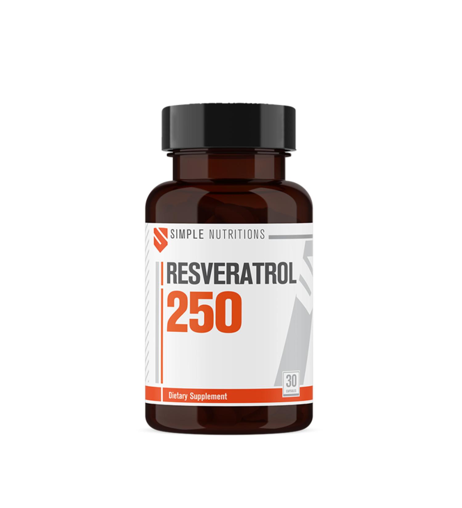 Simple Nutritions Resveratrol 250 mg 30 Capsules