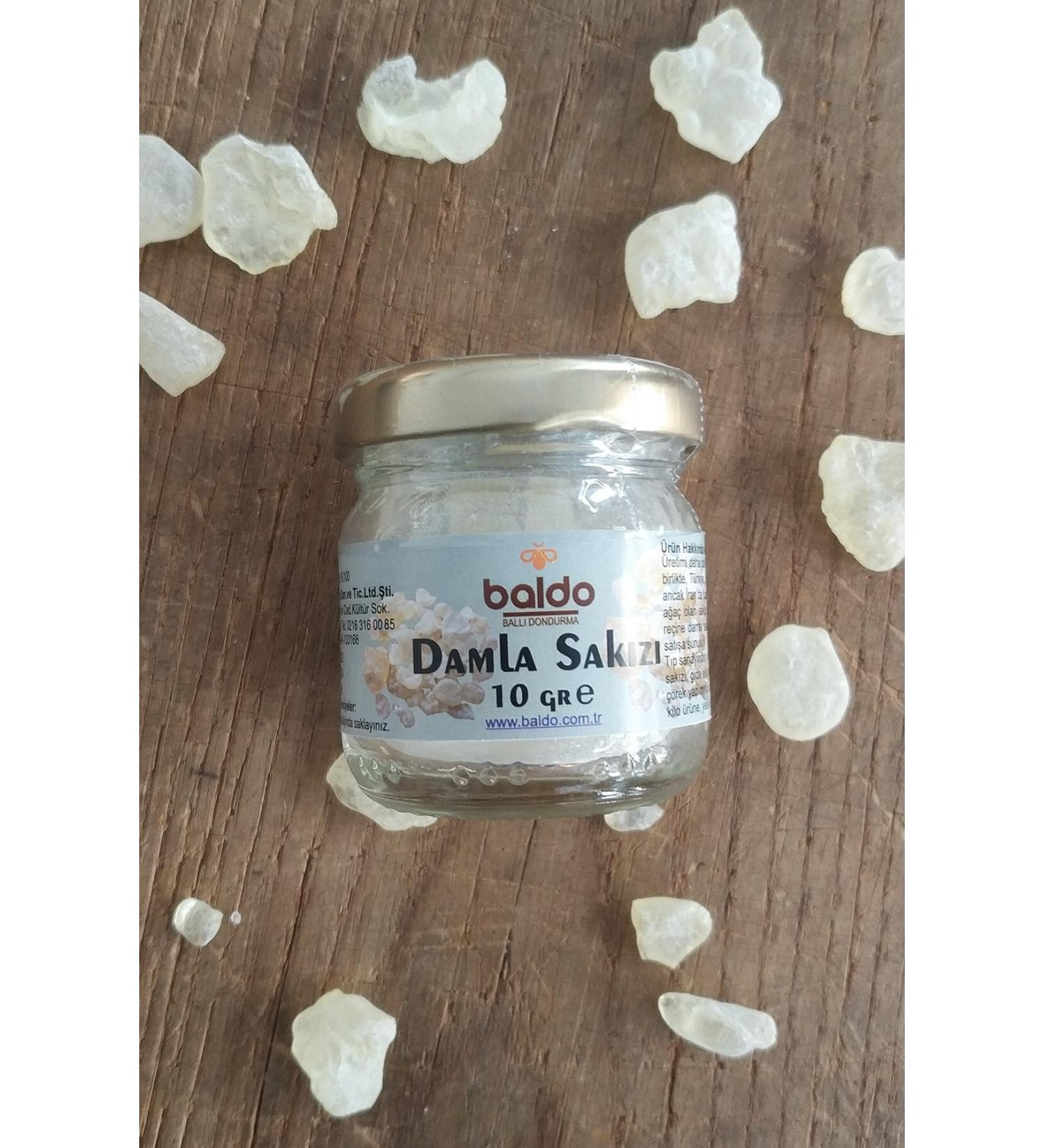 Baldo Gum Mastic 10 gr 1 gr Gum Mastic Will Give Sufficient Aroma to Approximately 3-4 kg of Product