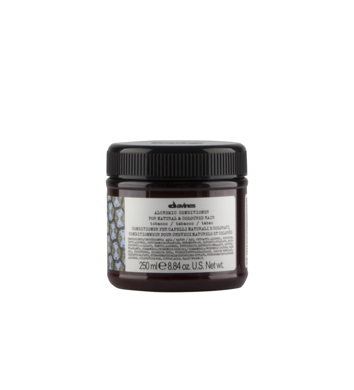 Davines Alchemic Tobacco Conditioner-Color Protecting Conditioner for Brown Hair (250 ml)