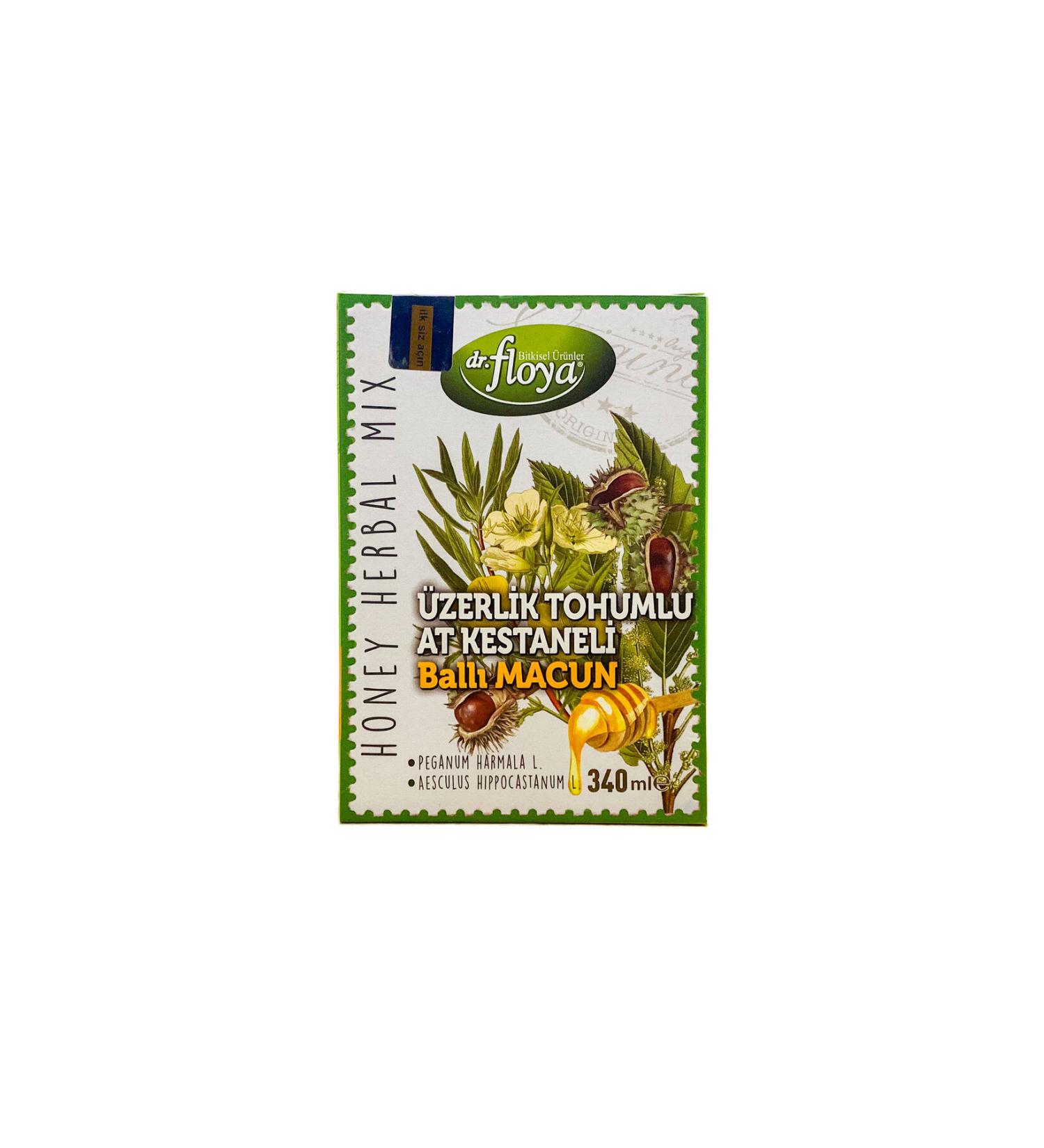 Dr. Floya Peganum Harmala Seed Horse Chestnut Honey Paste 340 ml