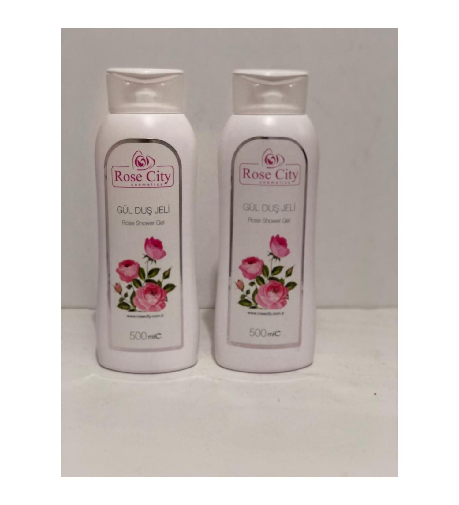 rosecity Rose Shower Gel 500 Ml 2 Pieces