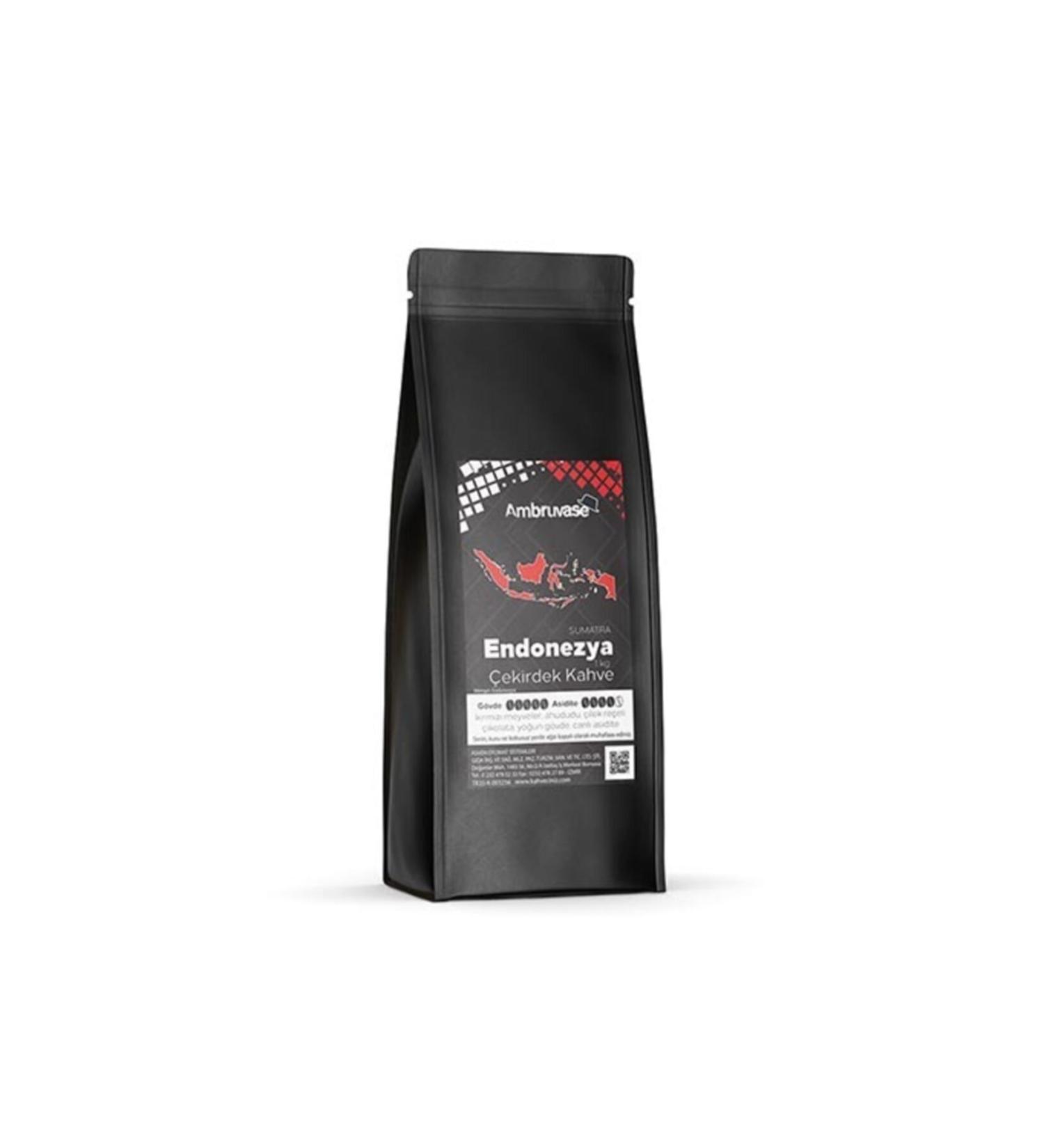 Ambruvase Ambruvase Roasted Coffee Beans Indonesia Sumatra Gr1 1 kg