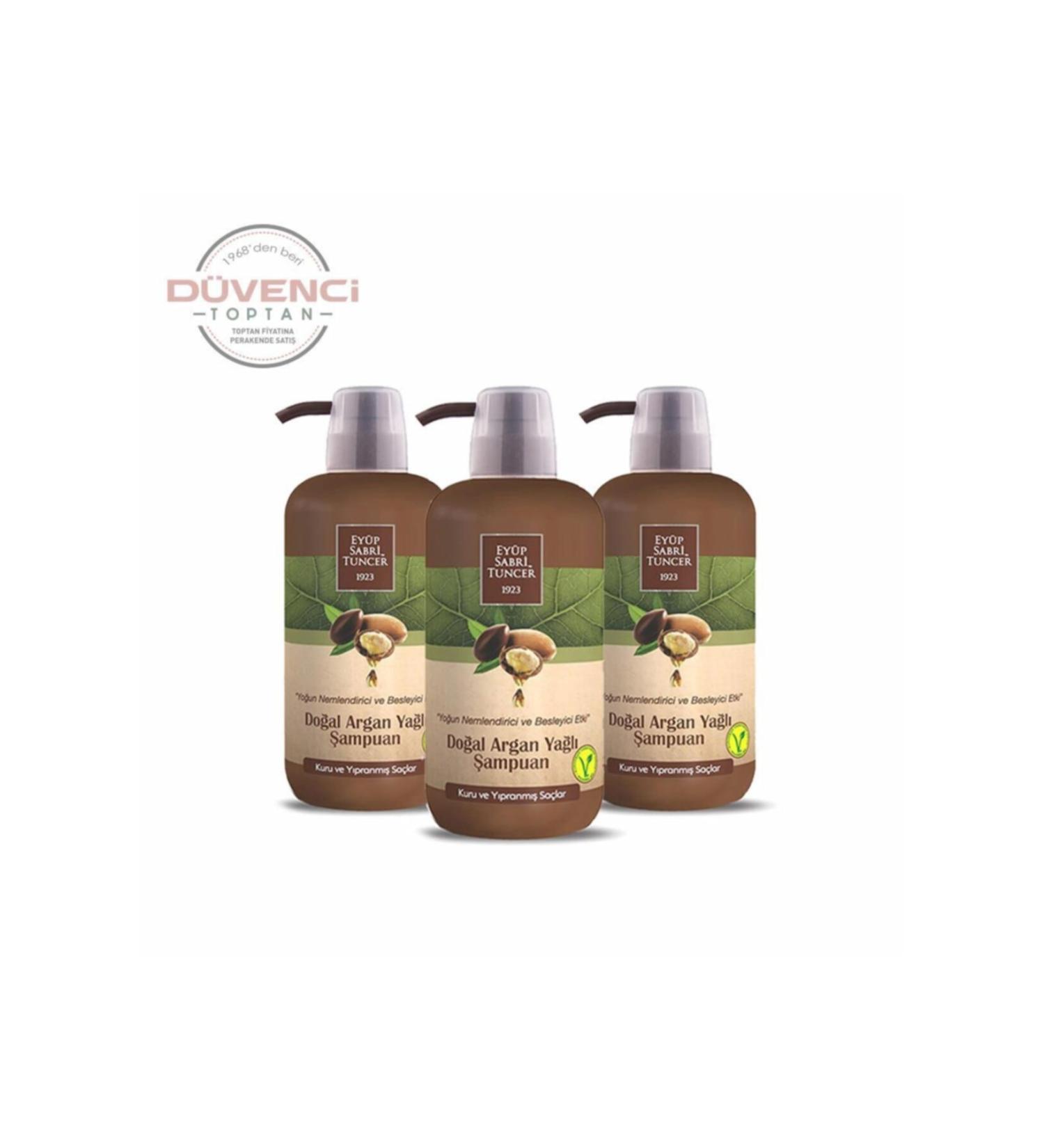 Ey p Sabri Tuncer D venci Wholesale Argan Oil Shampoo Set 3 Pack