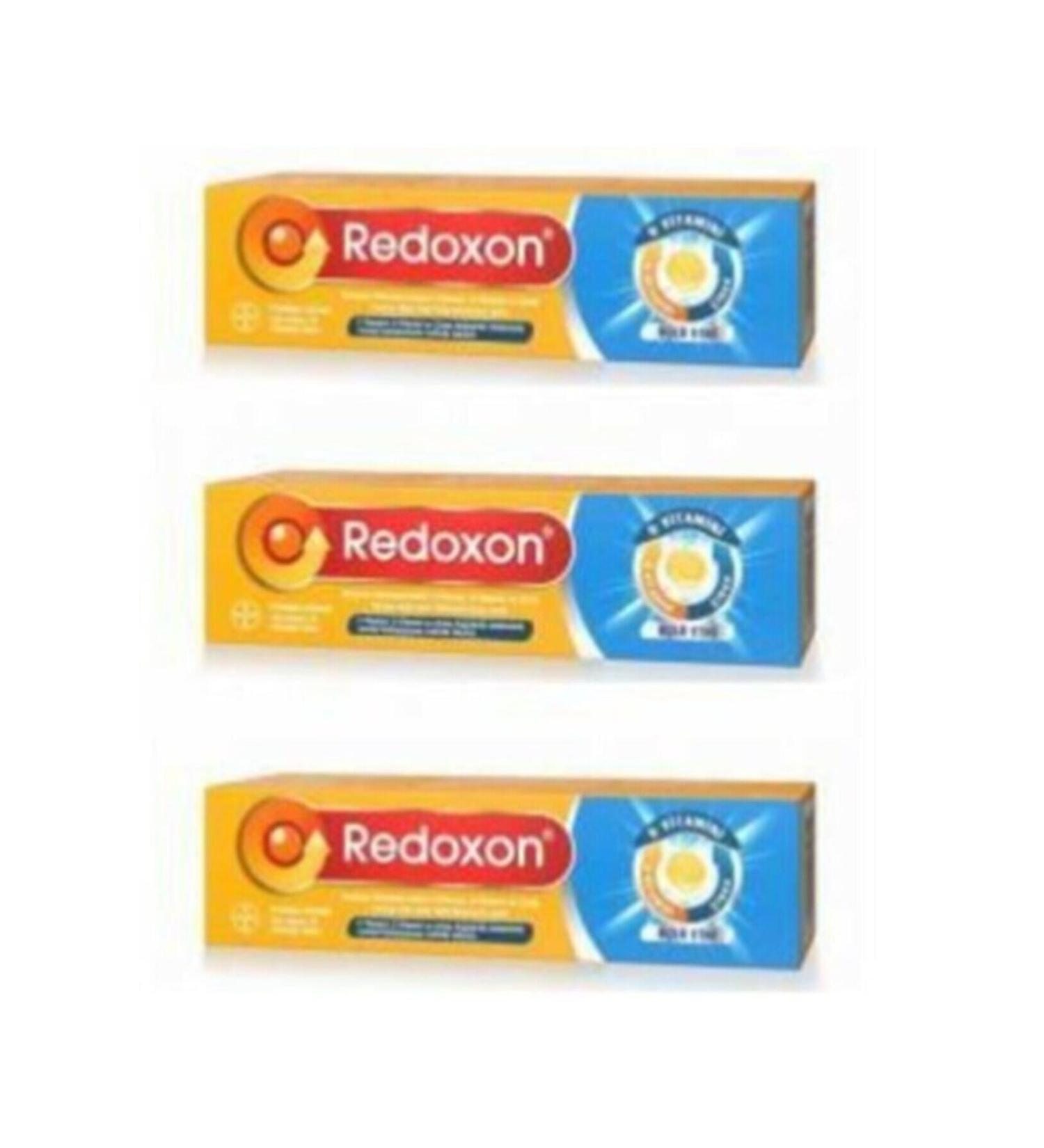 Redoxon Triple Effect Vitamin C Vitamin D Zinc Effervescent 15 Tablets / 3 Boxes