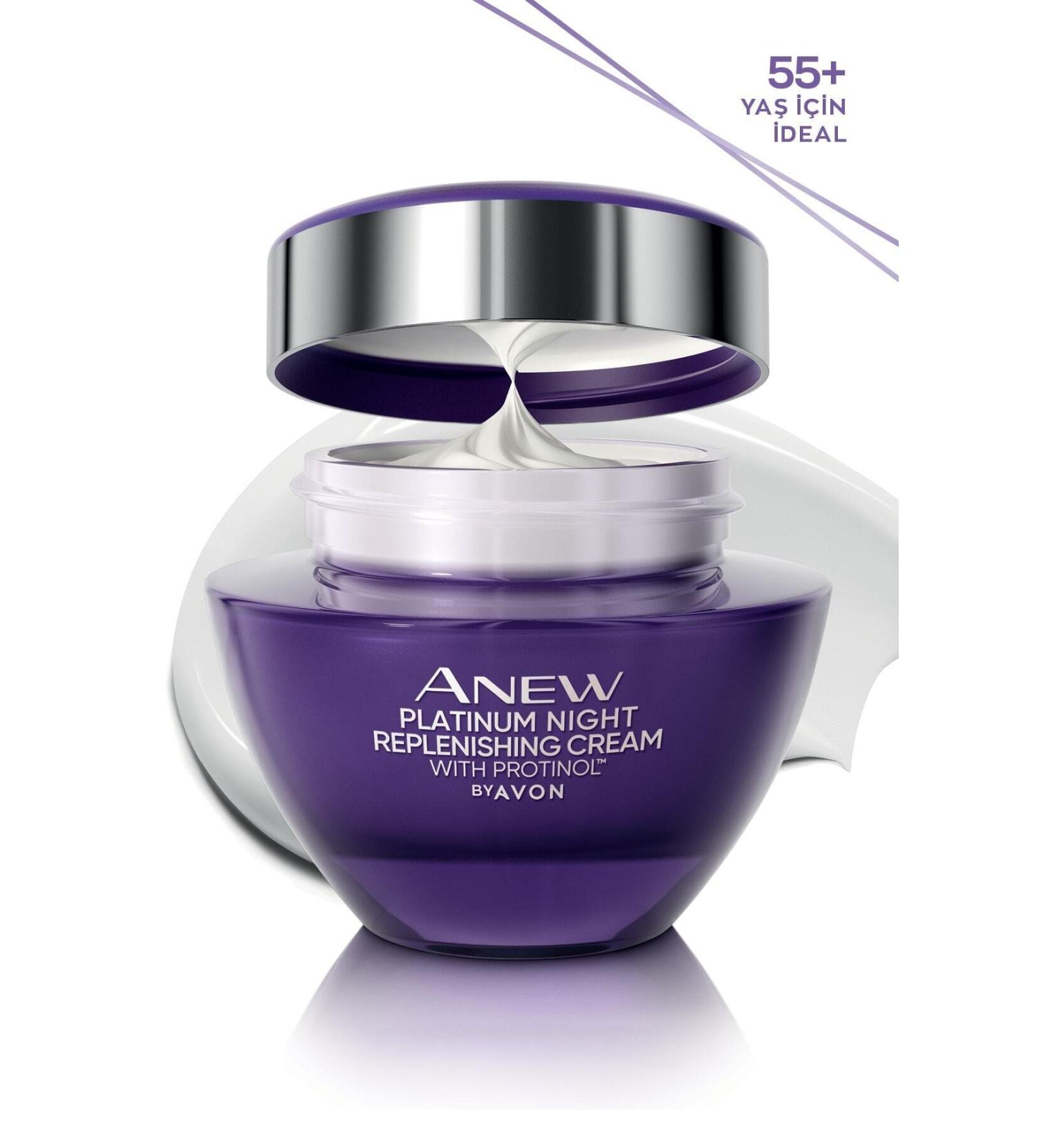 Avon Anew Platinum Night Replenishing Night Cream 50 ml - Buy Online on GoSupps.com