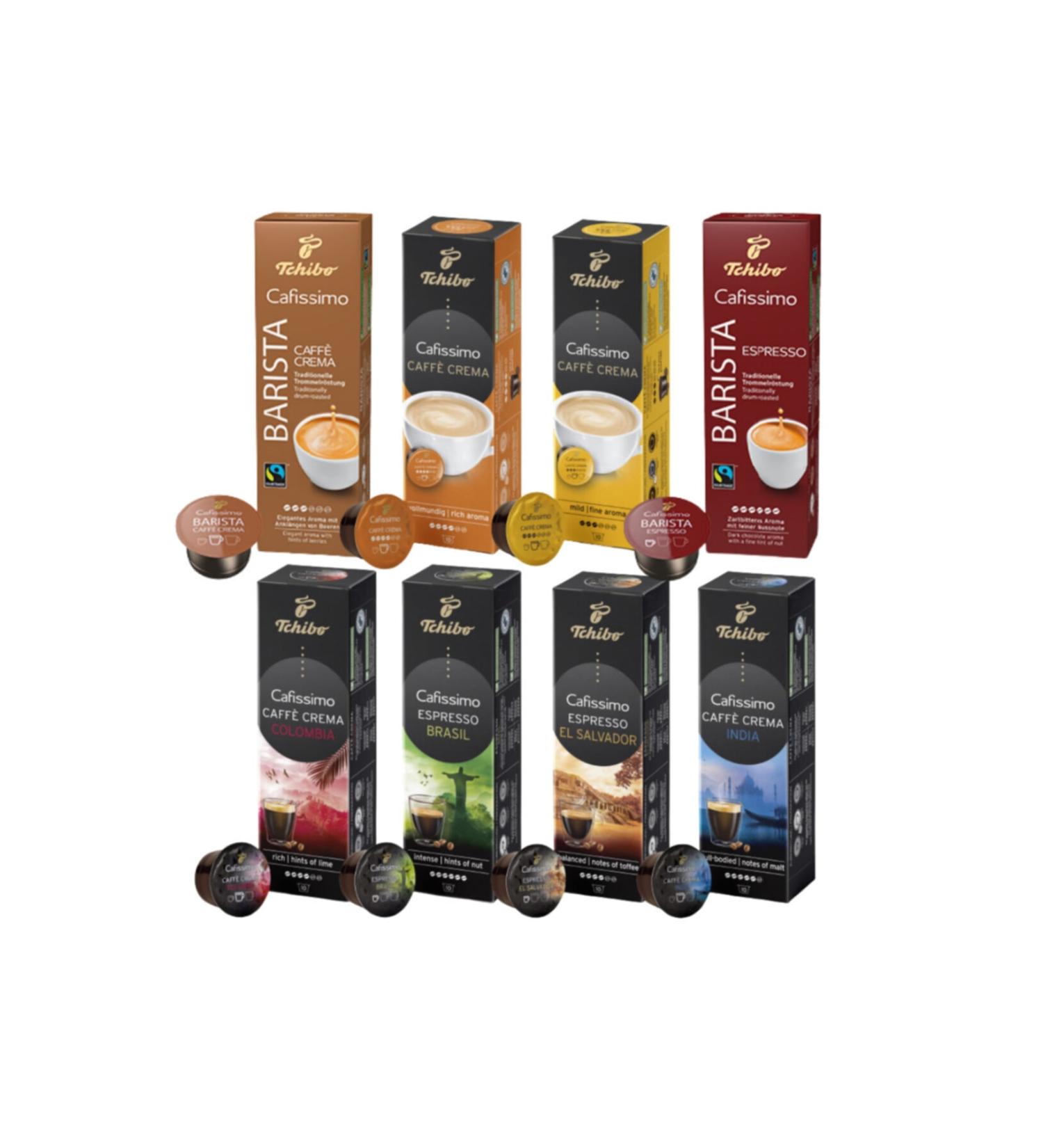 Tchibo Cafissimo Special Series Capsule Coffee 8-Piece
