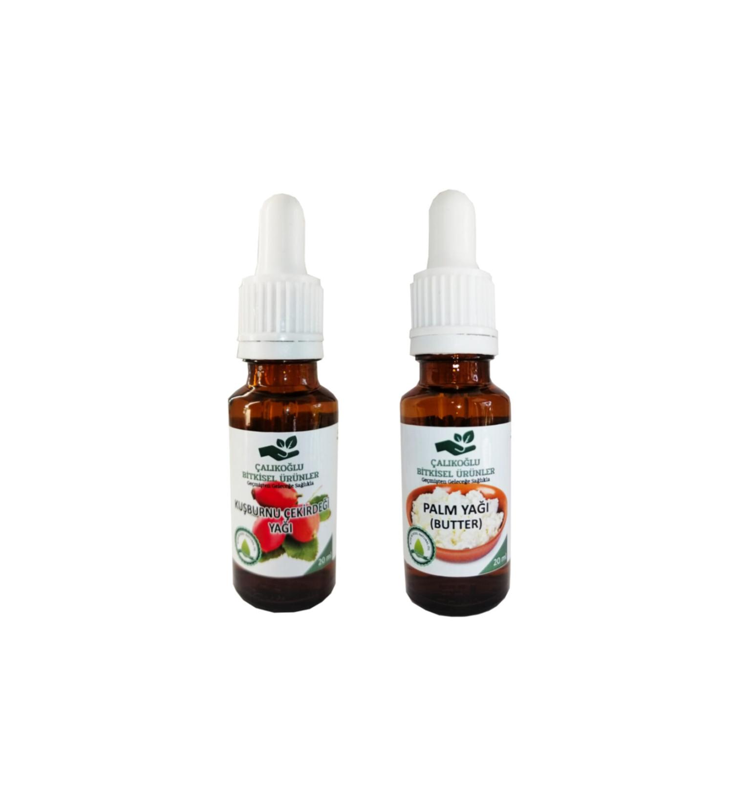 al ko lu Herbal Products Rosehip Seed Oil - Palm Oil 2-Pack Advantage Pack 20 Ml