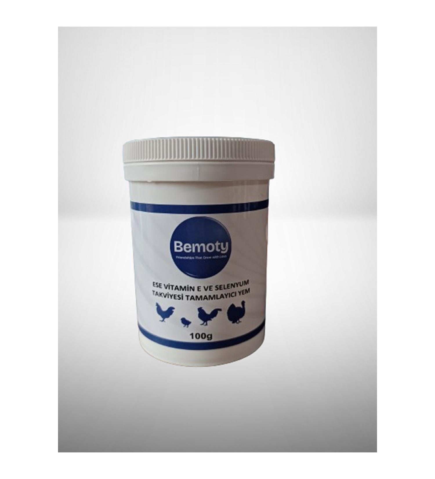BEMOTY ESE COMPLEMENTARY FEED CONTAINING VITAMIN E AND SELENIUM SUPPLEMENT 100GR