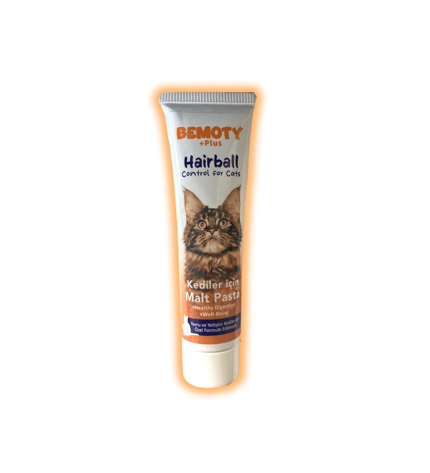 BEMOTY Hairball Kitten and Adult Cat Malt Paste