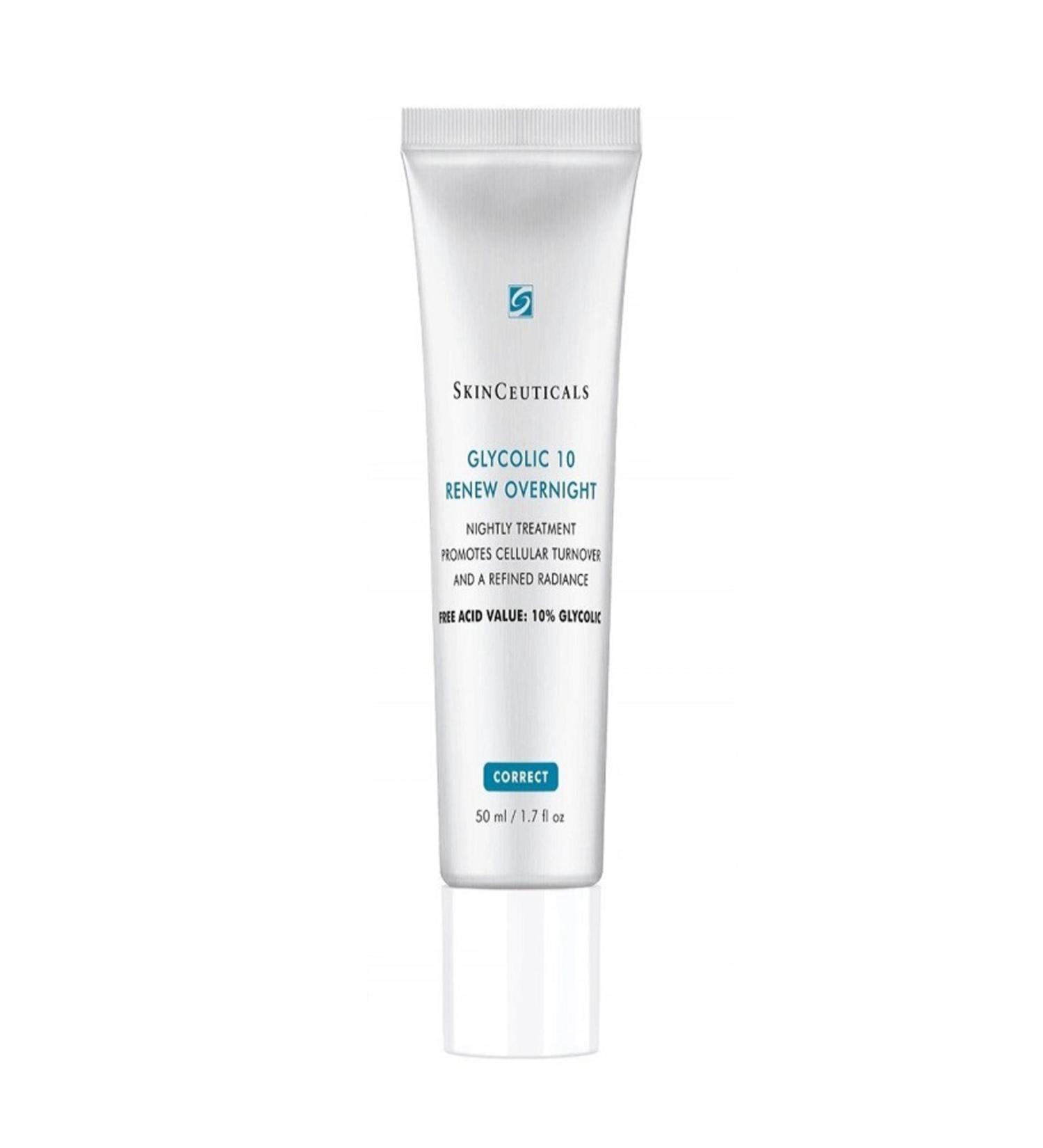 Skinceuticals Glycolic 10 Renew Overnight- Night care cream with glycolic acid.50ml