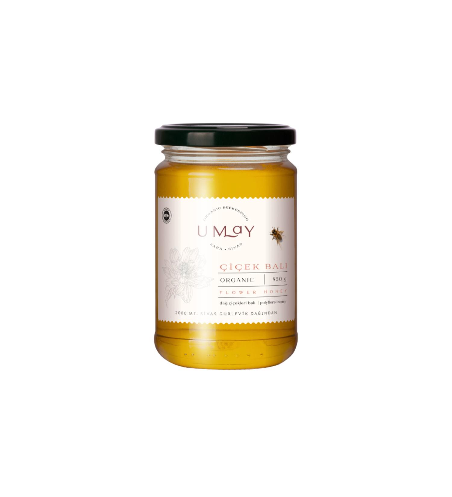 Umay Herbal Organic Flower Honey (Poliflora) 850 gr