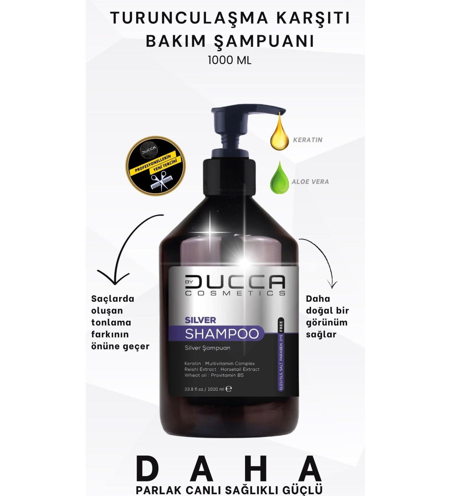 BY DUCCA Ducca Professional Hair Care Shampoo Purple 1000 ml (KERATIN CONTENT ANTI-ORANGE) - Buy Online on GoSupps.com