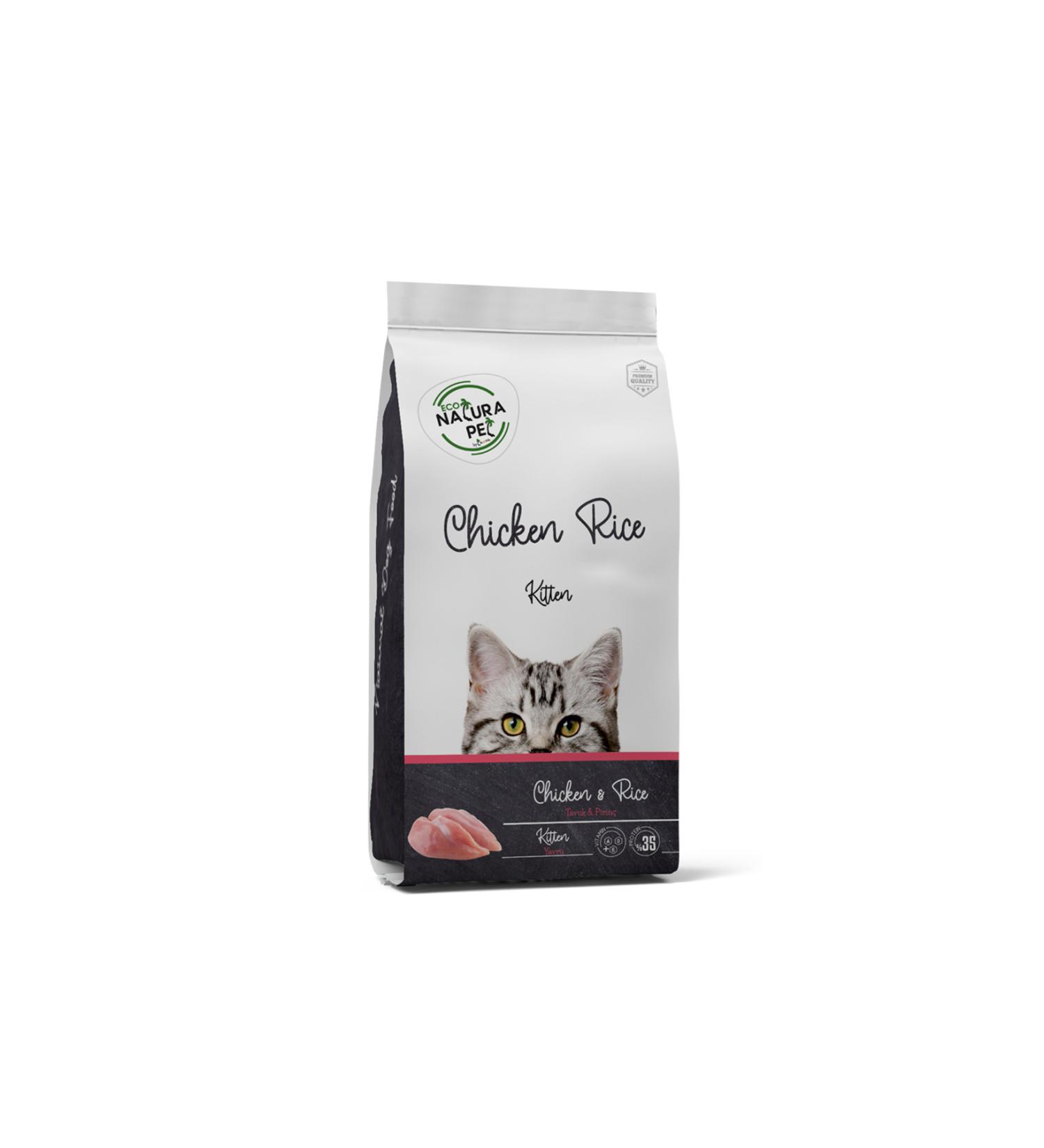 Natura Pet Eco Natura Pet Chicken & Rice Kitten Cat Food 1.5Kg