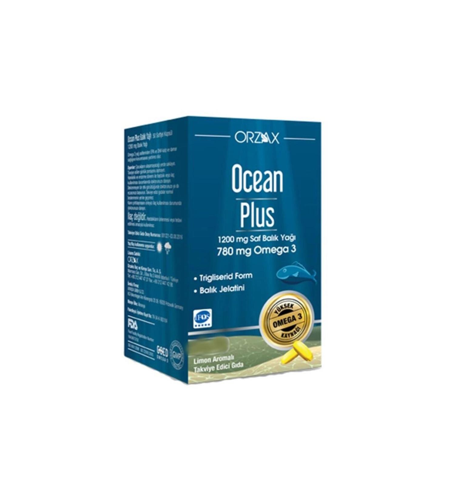 Ocean Plus 1200 mg Fish Oil 30 Capsules