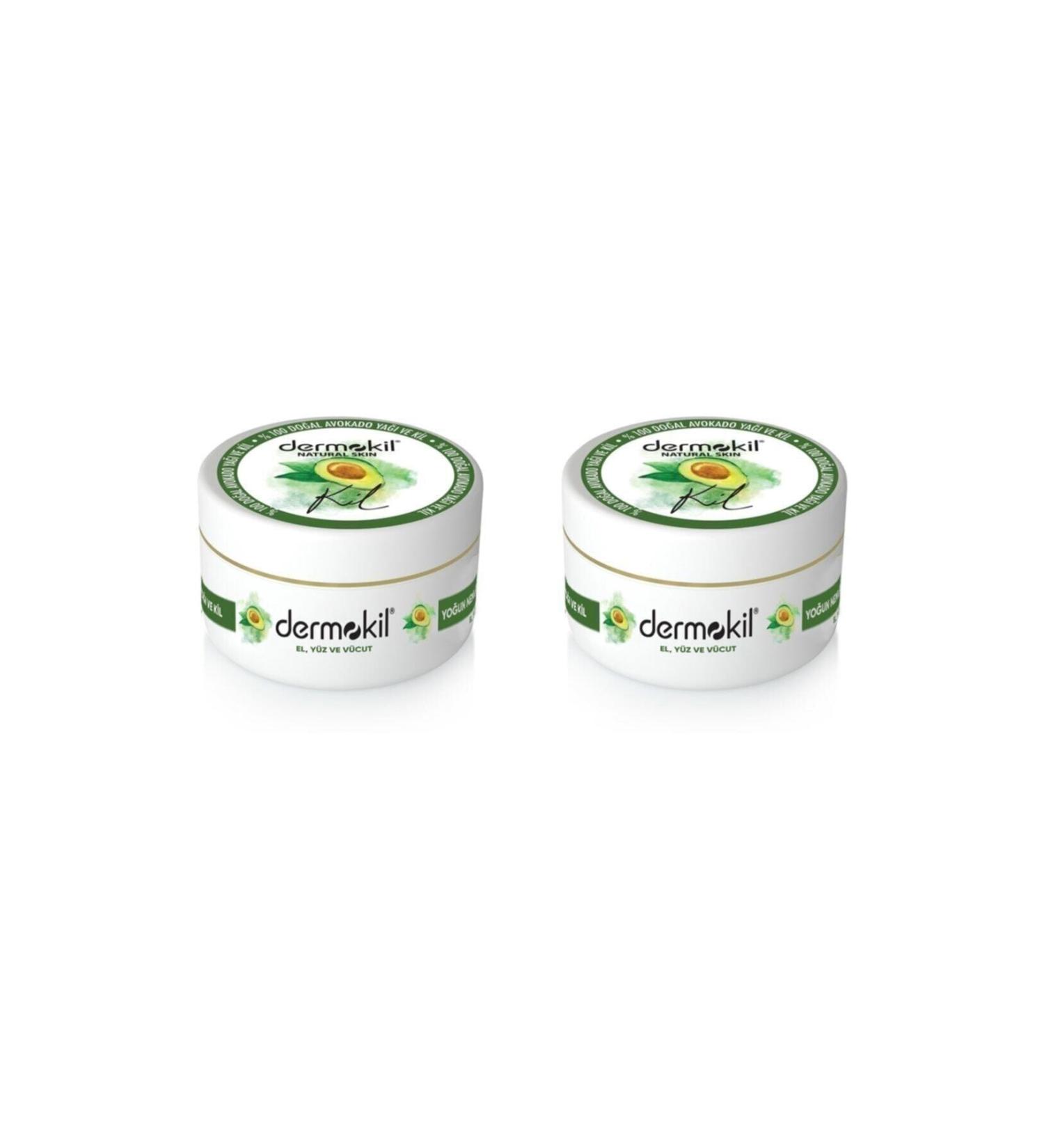 Dermokil Avocado Oil Hand and Face Cream 300 Ml 2-Pack