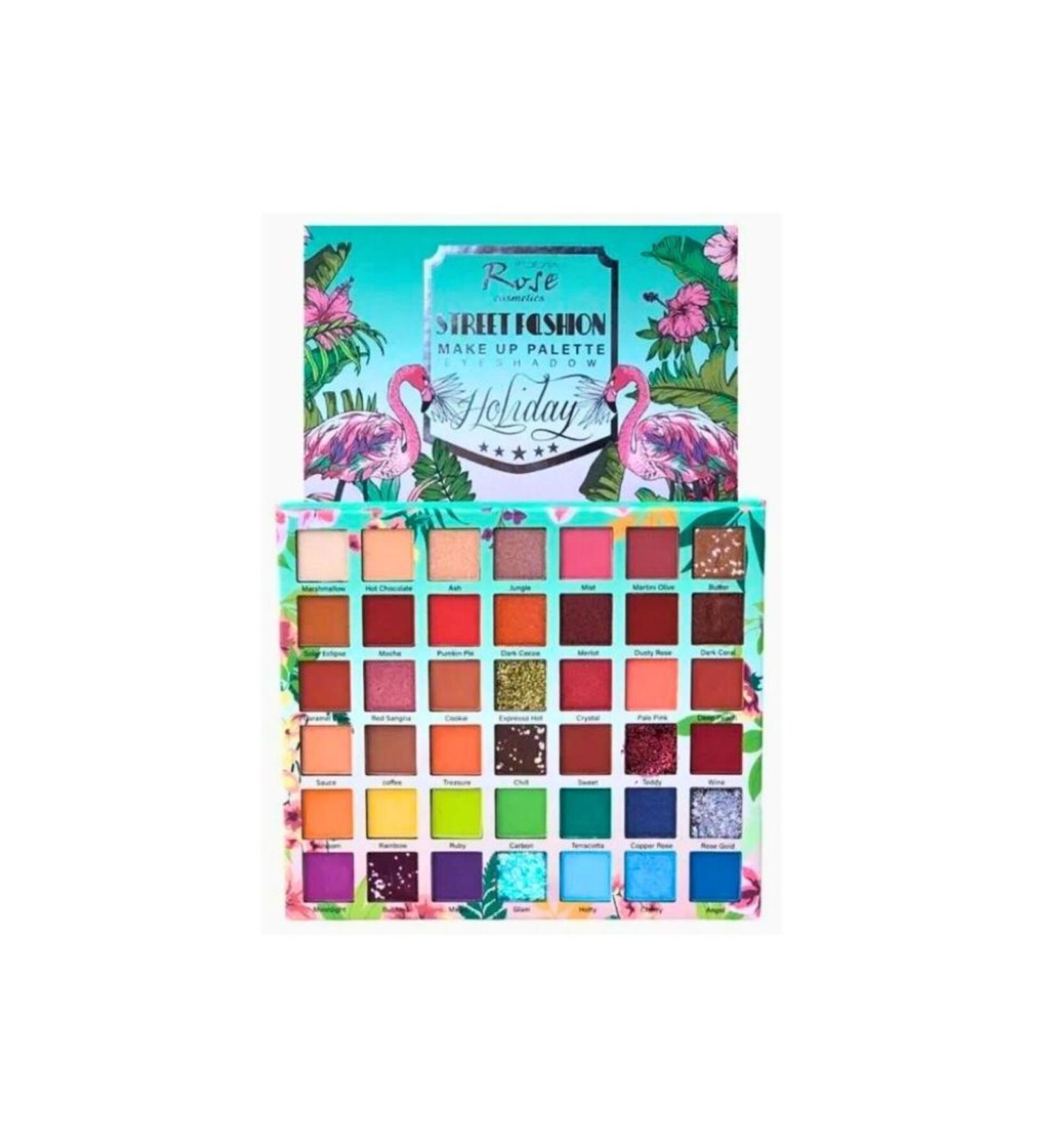 Epilons Eye-Catching Quality Pigmentation Mirrored 42 Flamingo Eyeshadow Set