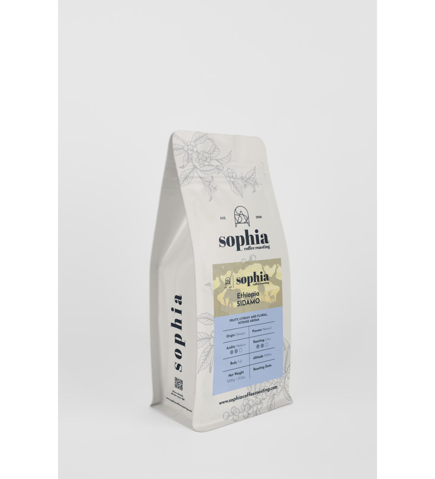 Sophia Coffee Roasting Ethiopia Ethiopia Sidamo Specialty Filter Coffee 1000g
