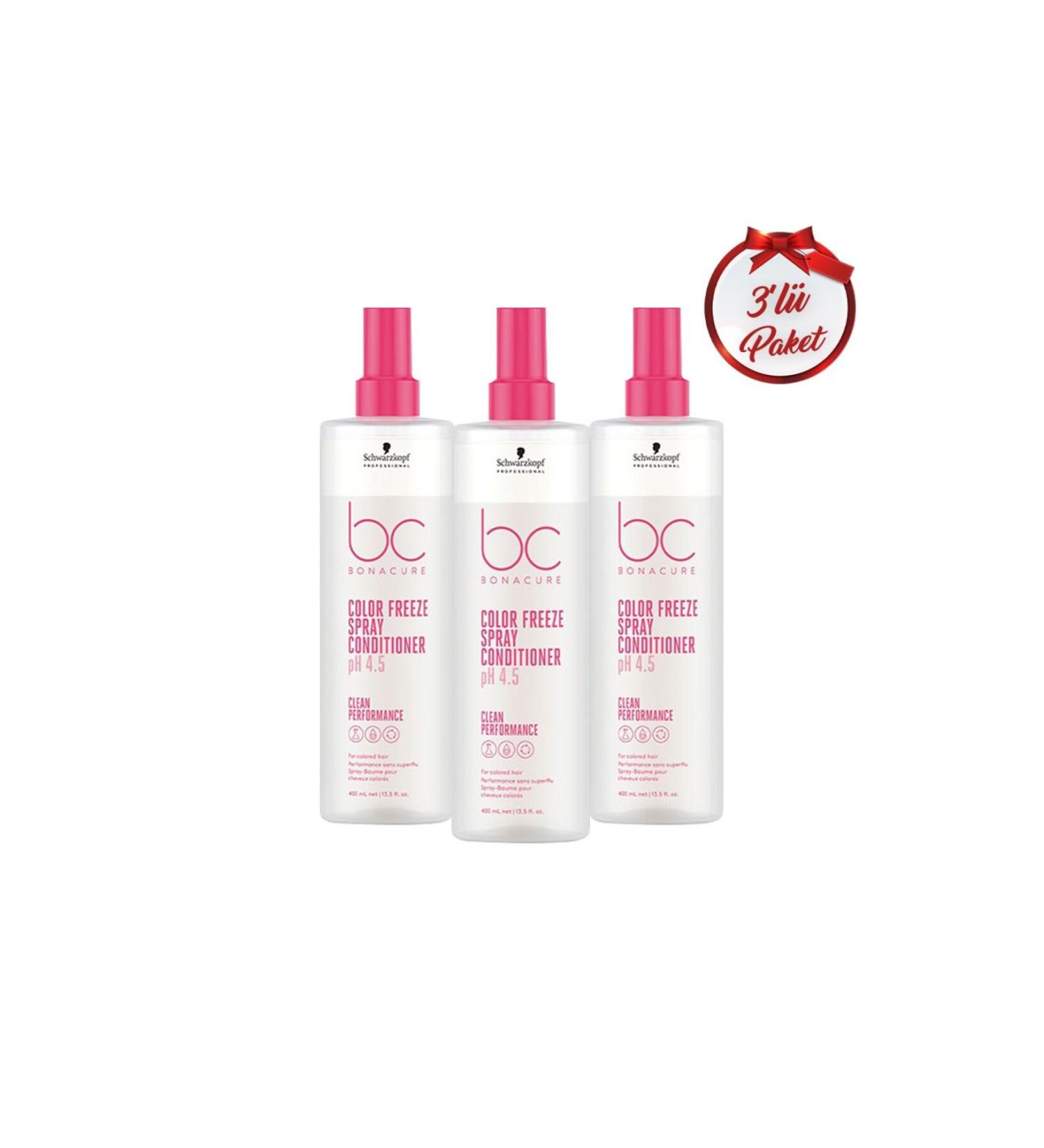 Schwarzkopf 3 Pieces Schwarzkopf Color Protection Spray Conditioner 400ml