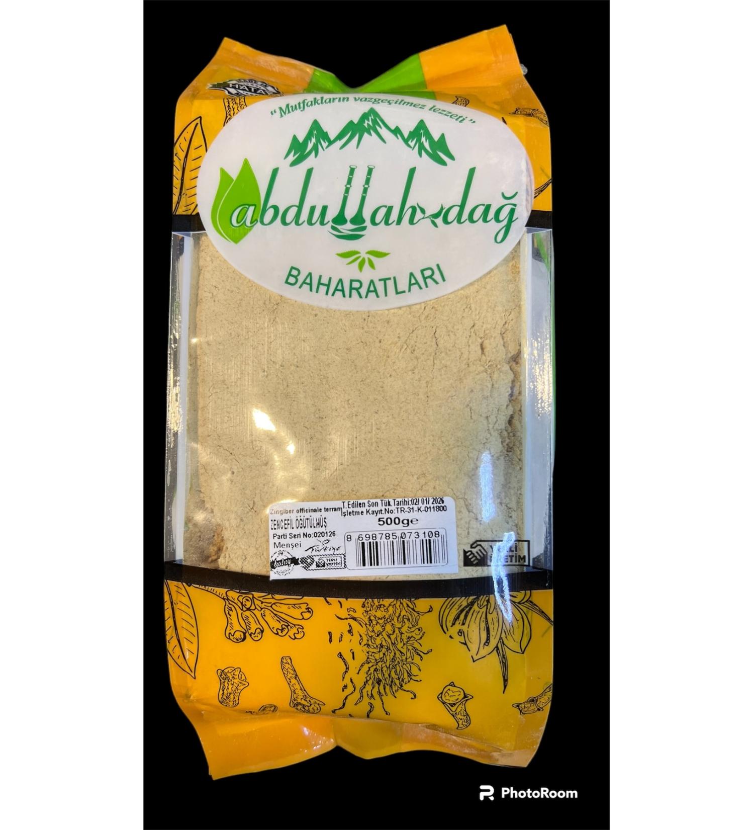 Hac o lu spice Hatay Local Ginger Ground Powder 500 gr / 1/2 kg