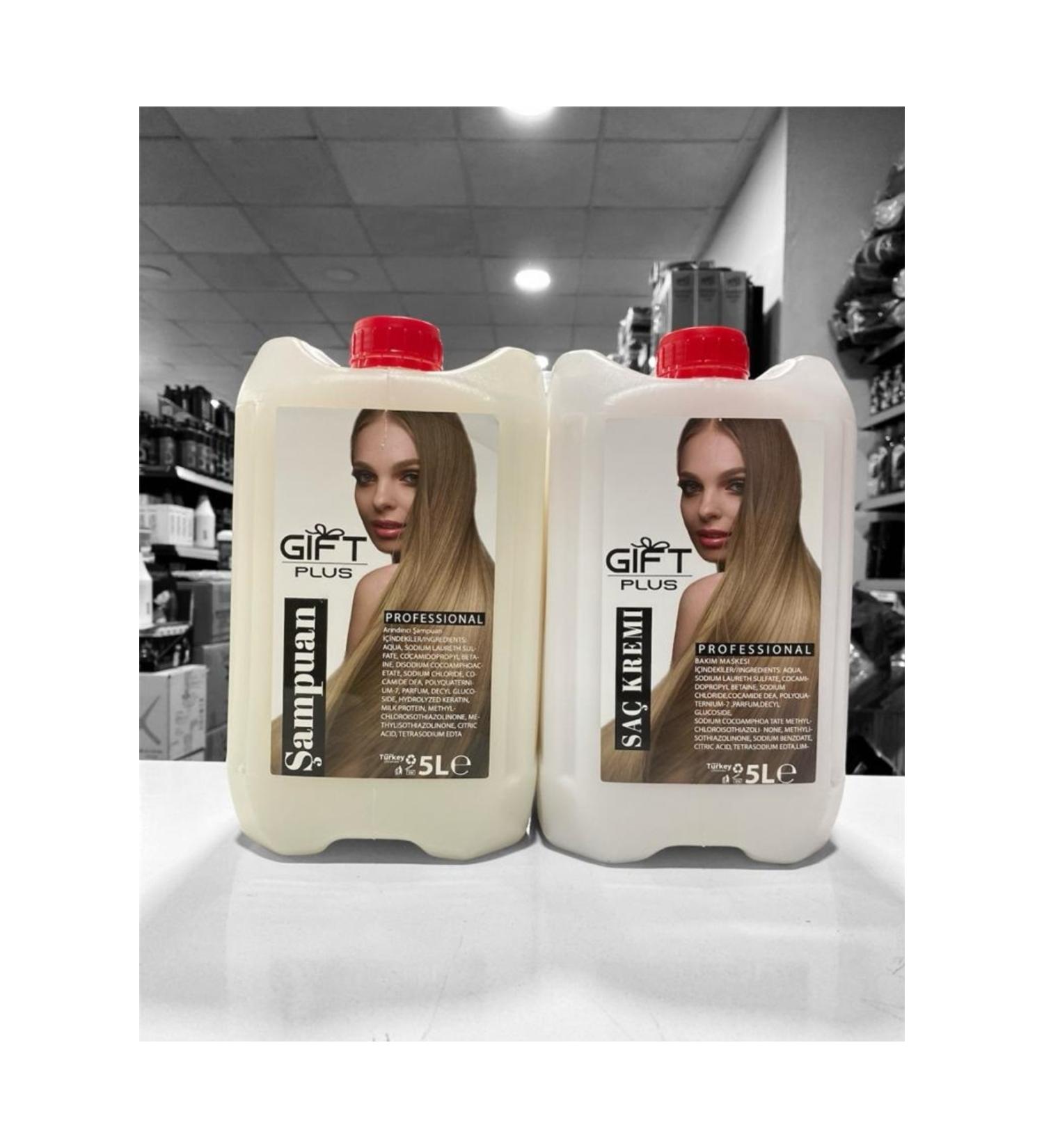 gift plus Hair Conditioner and Hair Shampoo For All Hair Types5000 ml