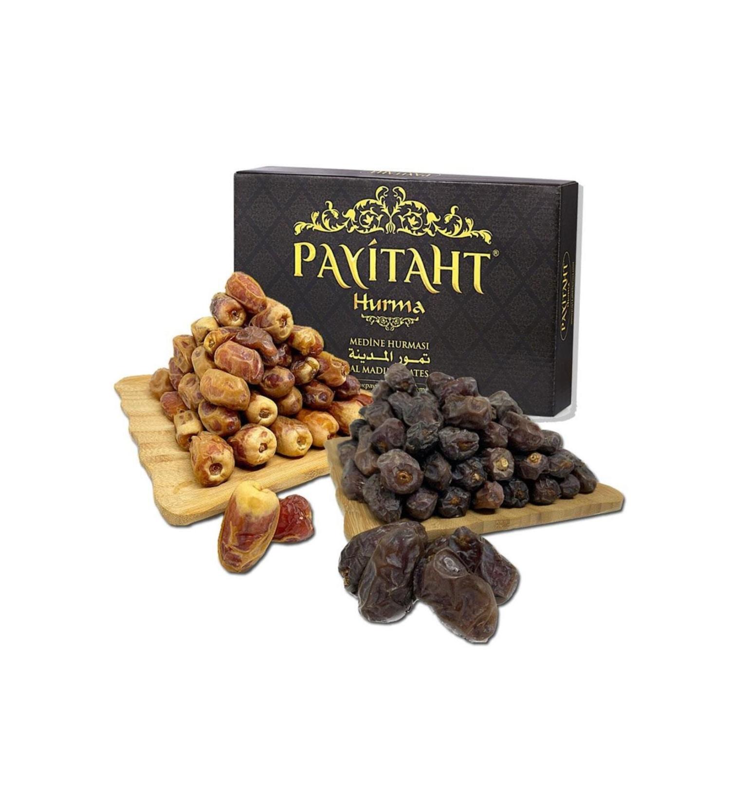 Payitaht Dates Medina Nepte Dates 2.5kg Large Fleshy and Medina Sugai Double Dates 2.5kg New Crop Double Set 5kg