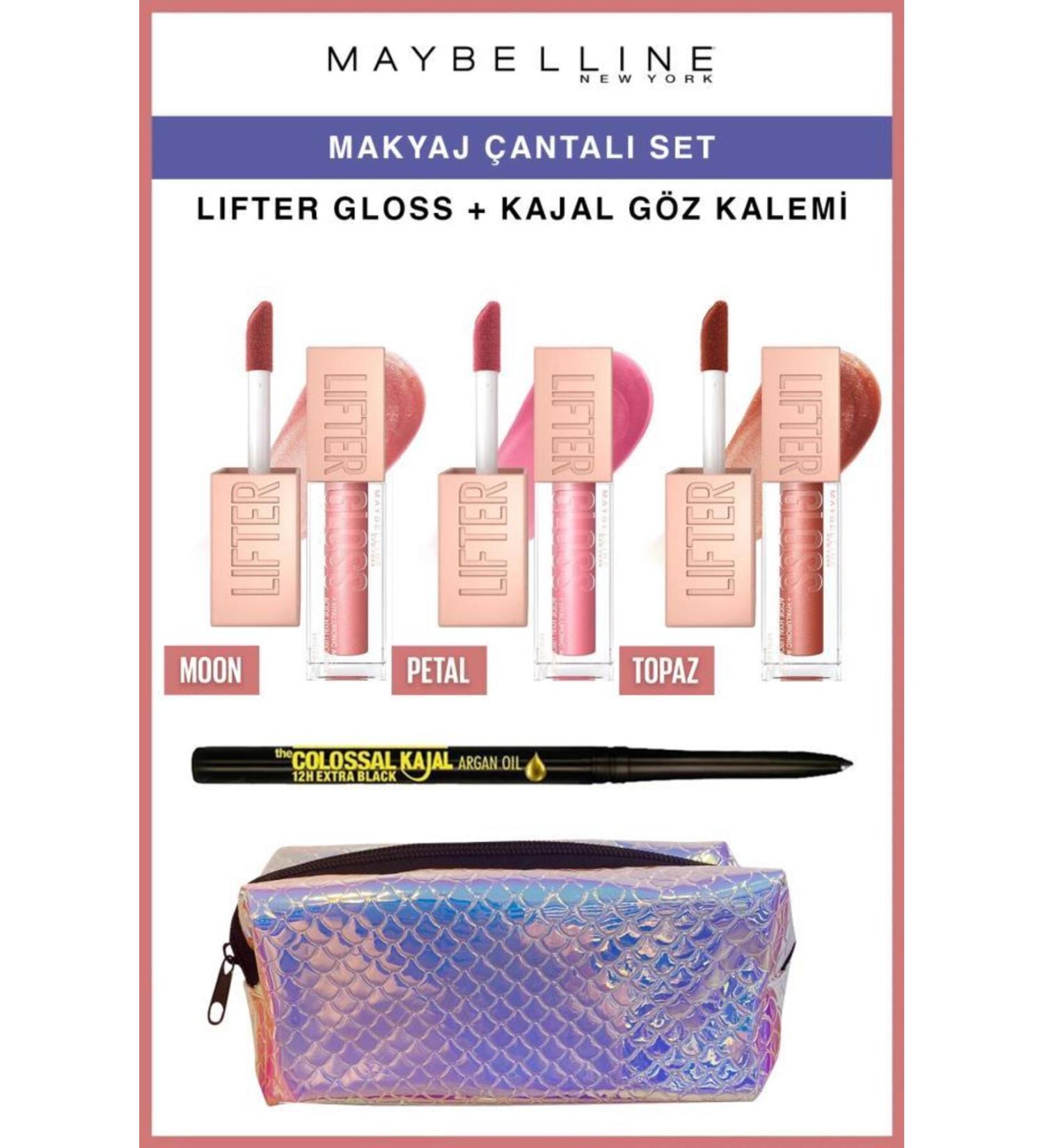 Maybelline New York Maybelline Lifter Gloss Best Sellers Series Lip and Eye and Eye Makeup Set - Buy Online on GoSupps.com