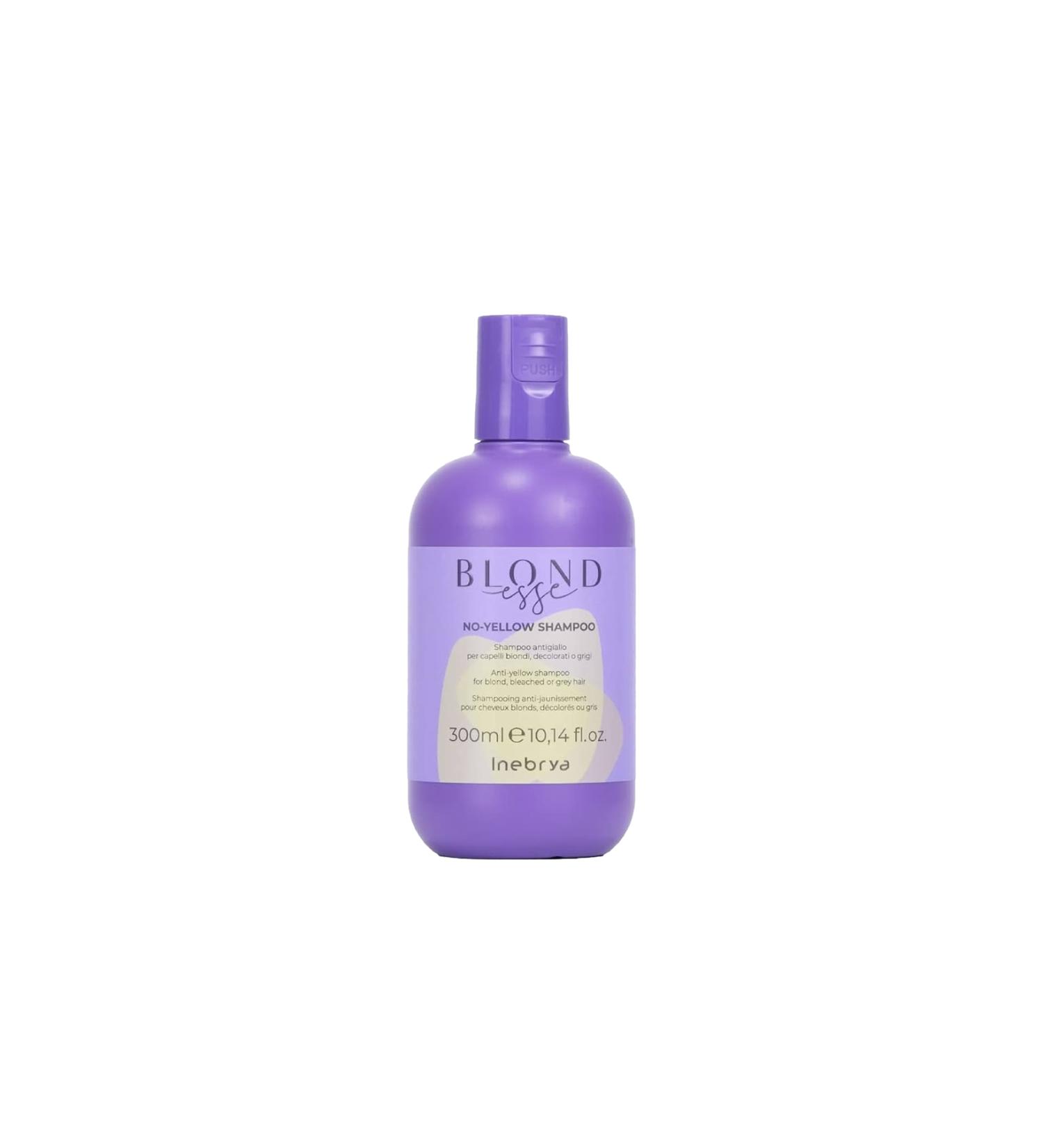 Inebrya Blondesse Anti-Yellow Shampoo-Cool Blonde Reflective Shampoo (300 ml)