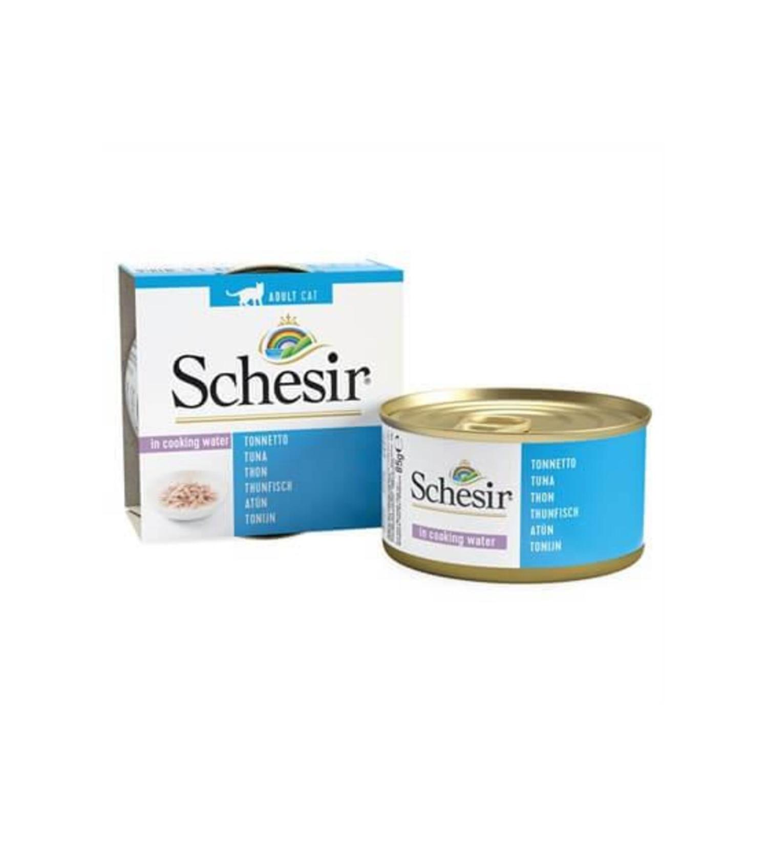 Schesir Canned Cat Food with Tuna Sauce 85 gr X 6 Pieces