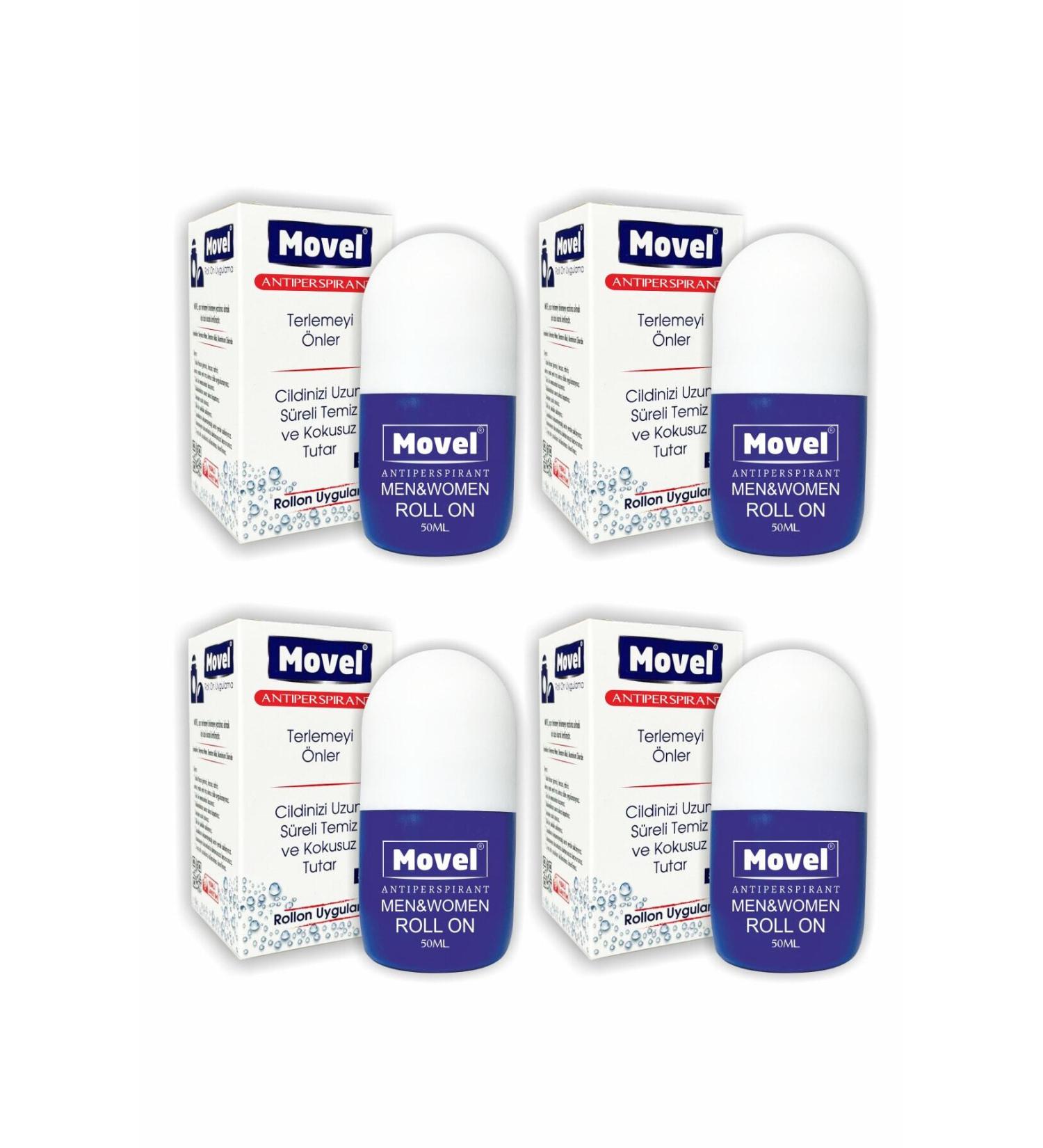 movel 4 Roll On Antiperspirant Antiperspirant and Sweat Odor Eliminator 50 Ml - Buy Online on GoSupps.com