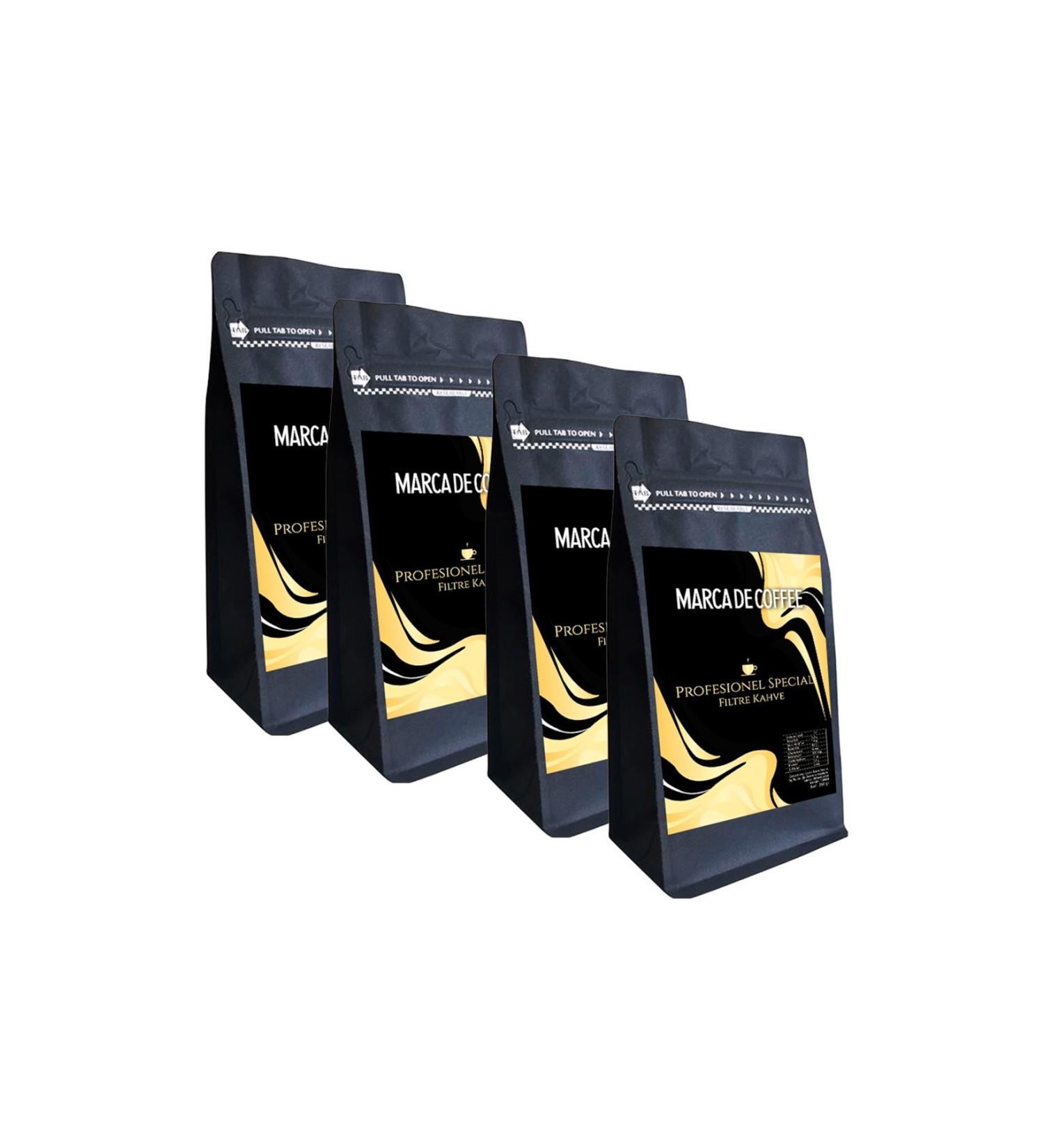 Marca De Coffee Professional Special Filter Coffee 250gr X 4 Pieces (1000gr)
