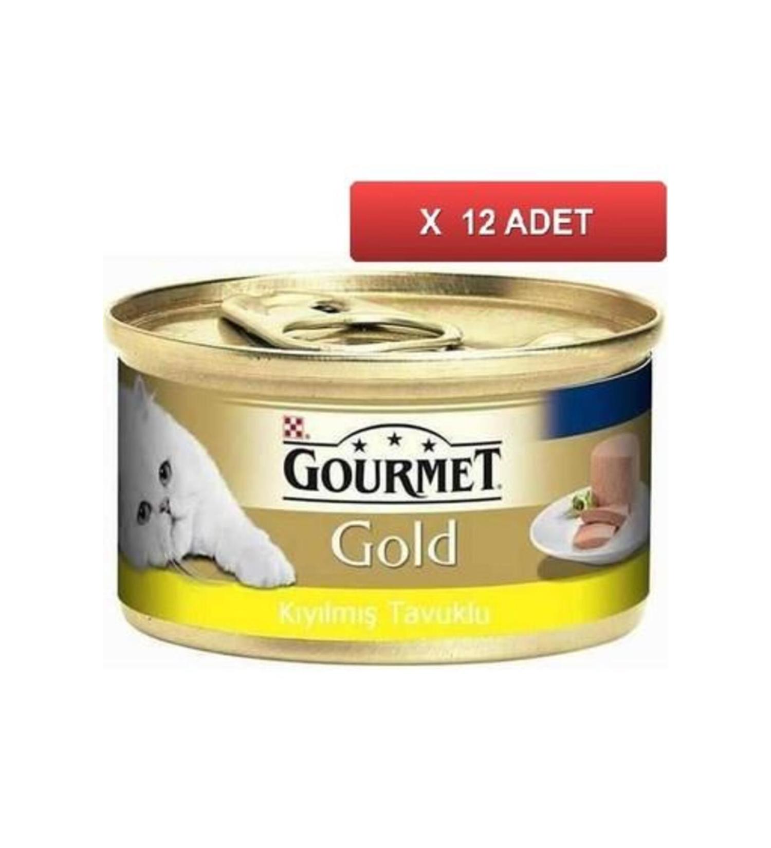 Gourmet Gold Minced Chicken Cat Canned Food 85 gr X 12 Pieces