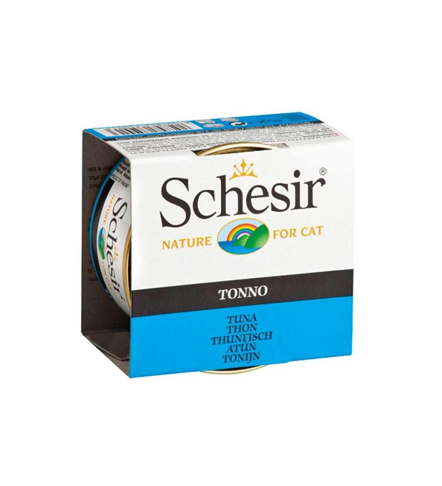 Schesir Tuna Adult Cat Wet Food 85 gr X 6 Pieces