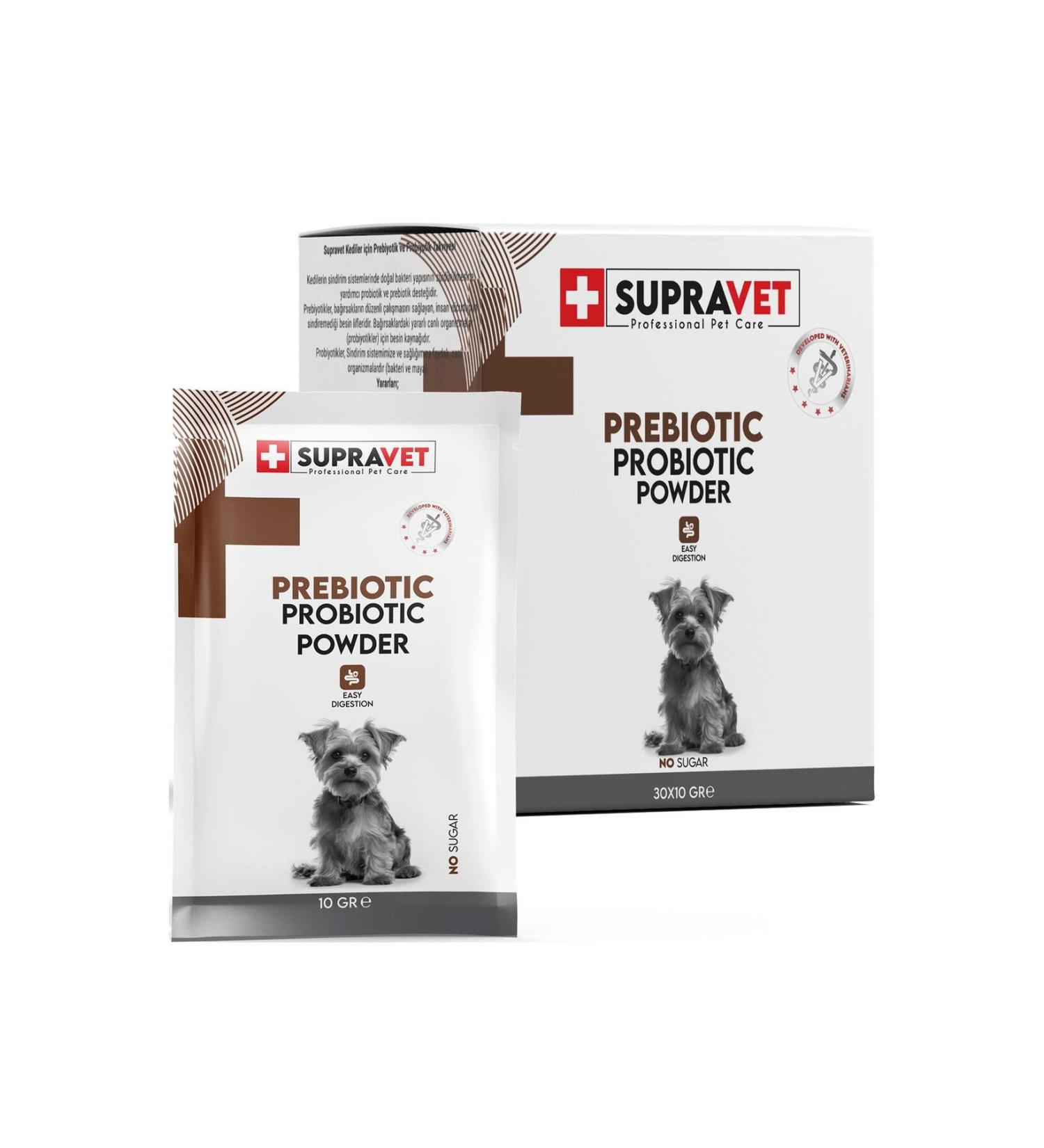 Supravet Probiotic Dog Nutrition Powder Supplement 30x1.5 gr