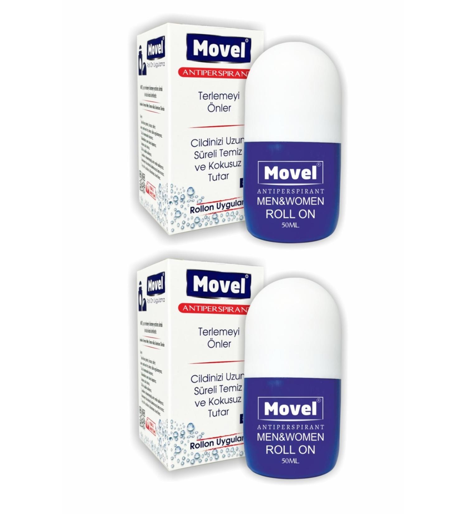 movel 2 Roll On Antiperspirant Antiperspirant and Sweat Odor Eliminator 50 Ml - Buy Online on GoSupps.com
