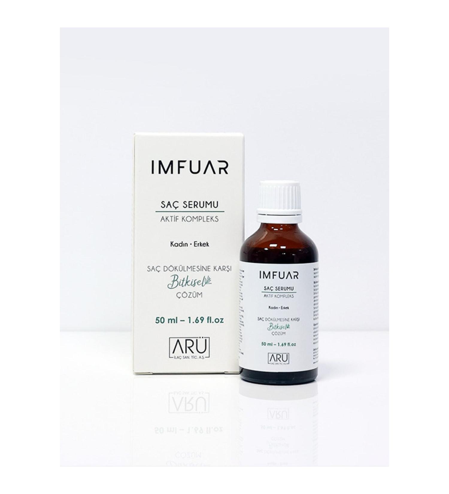 IMFUAR Supports New Hair Formation Prevents Hair Loss Hair Serum 50 Ml 63 Different Active Ingredients - Buy Online on GoSupps.com