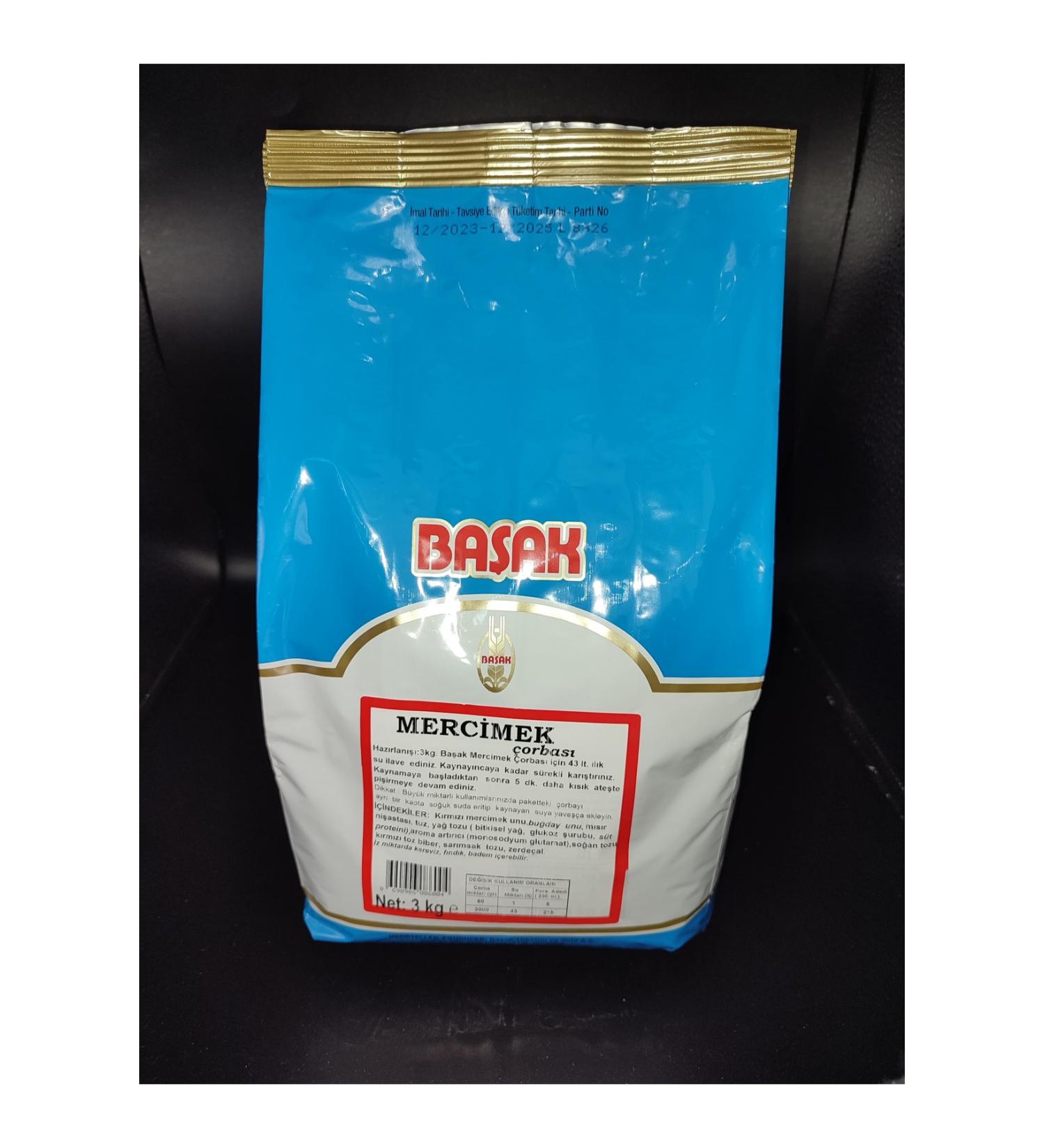 BASAK soup-lentil 3 kg.