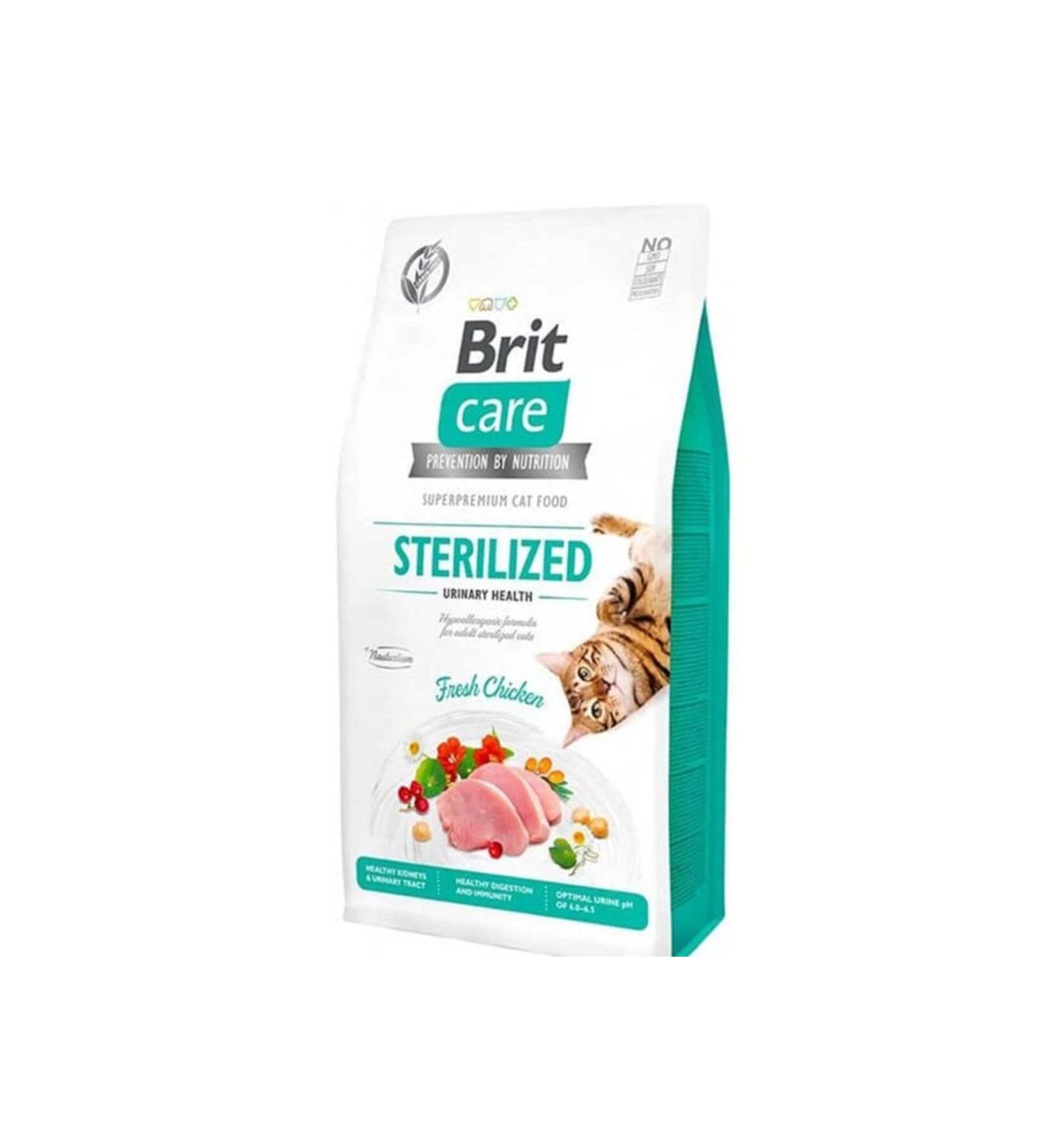 Brit Care Hypoallergenic Sterilized Urinary Grain-Free Chicken Sterilized Cat Food 7 Kg