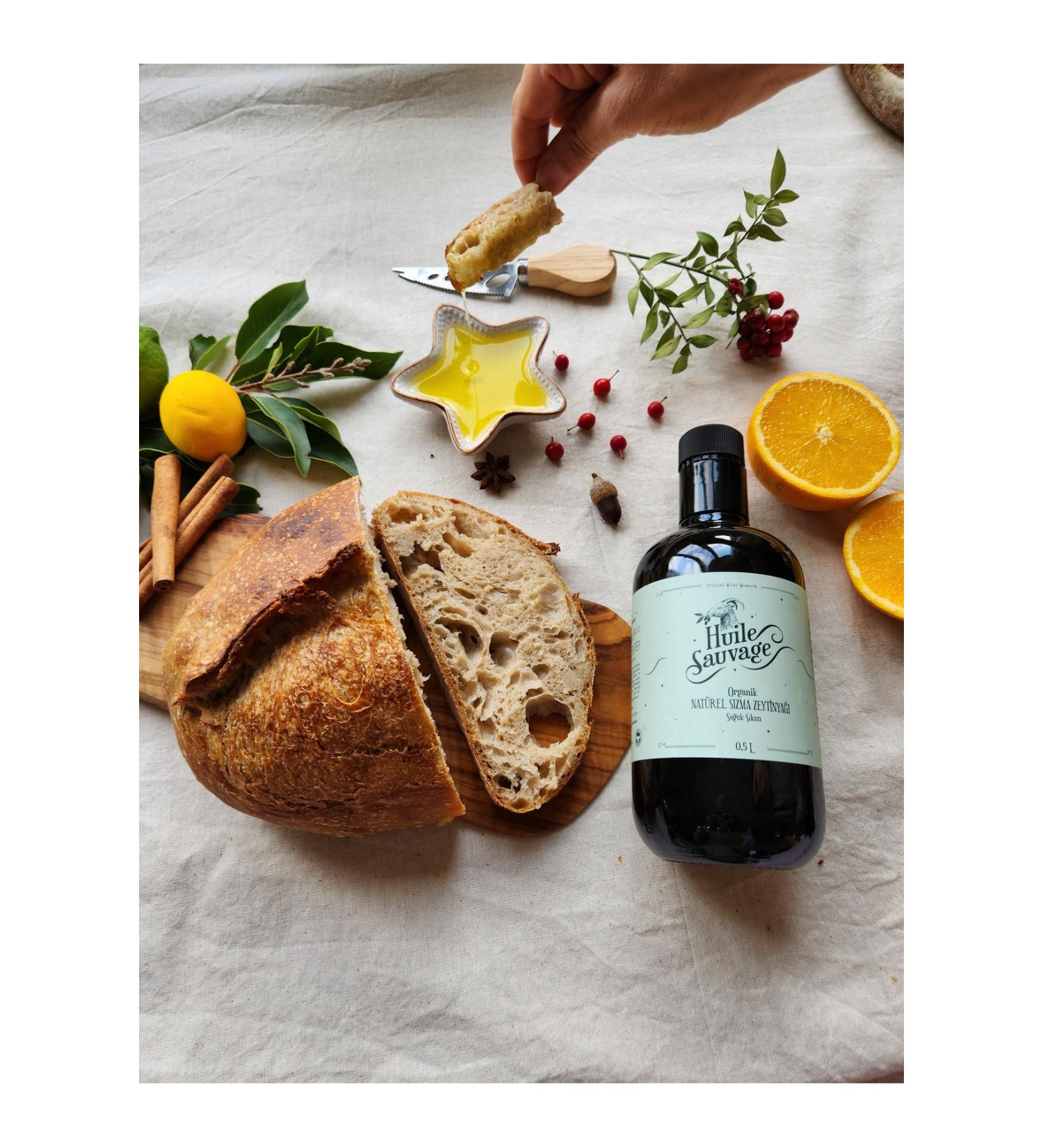 Huile Sauvage Extra Virgin Olive Oil - 0.5 L glass bottle